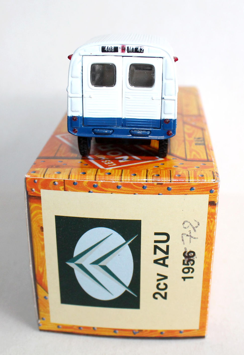 Miniatura: NOREV 1/43 CITROEN 2CV AZU ELF BUTANE PROPANE 1972 FOURGONNETTE VOITURE MINIATUR