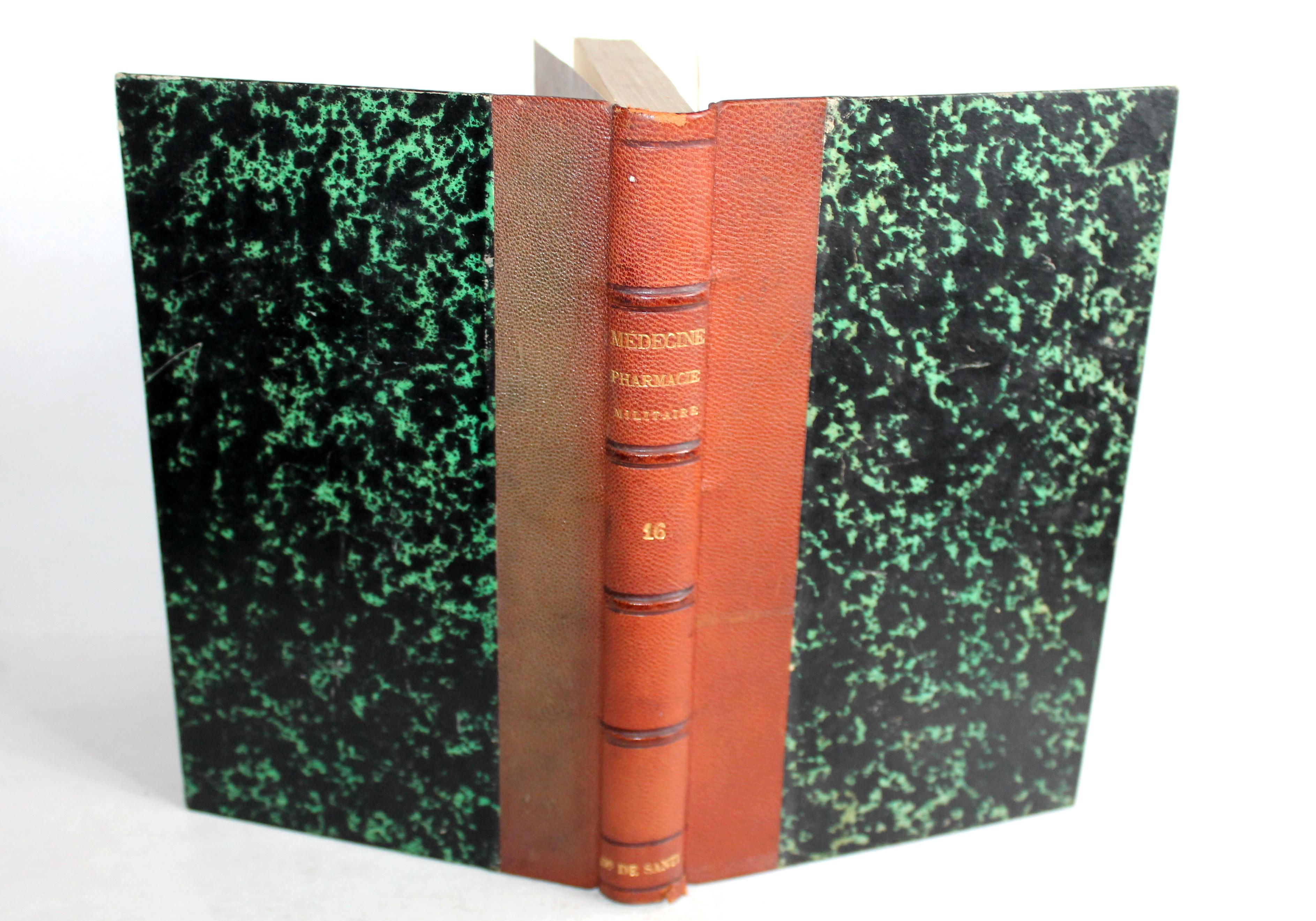 ARCHIVES DE MEDECINE & DE PHARMACIE MILITAIRE PAR MINISTRE DE LA GUERRE 1890 T16