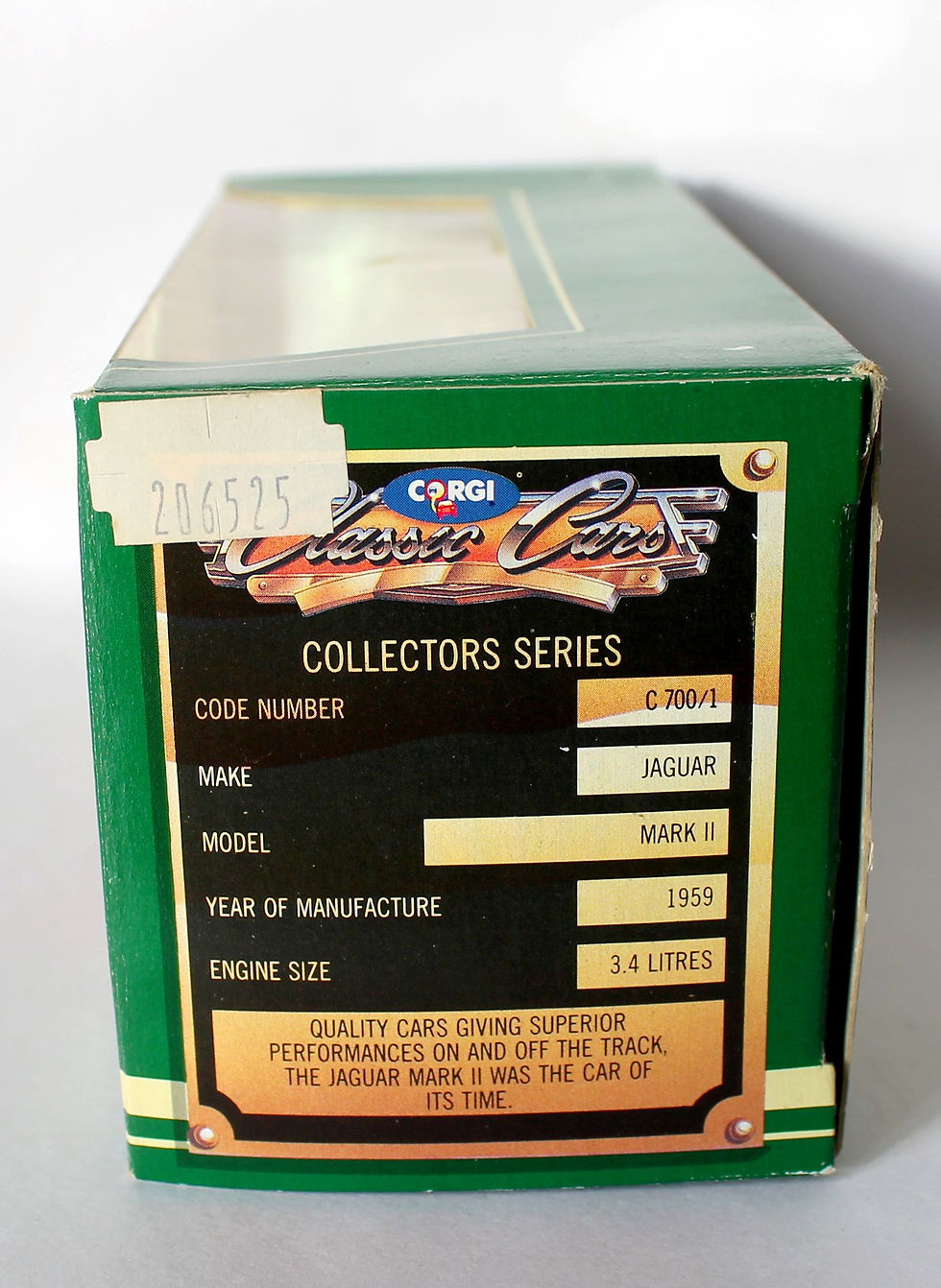תמונה ממוזערת: VOITURE MINIATURE - JAGUAR MARK II 1959 C700/1 CORGI CLASSIC CARS 1:43 MODÈLE AU