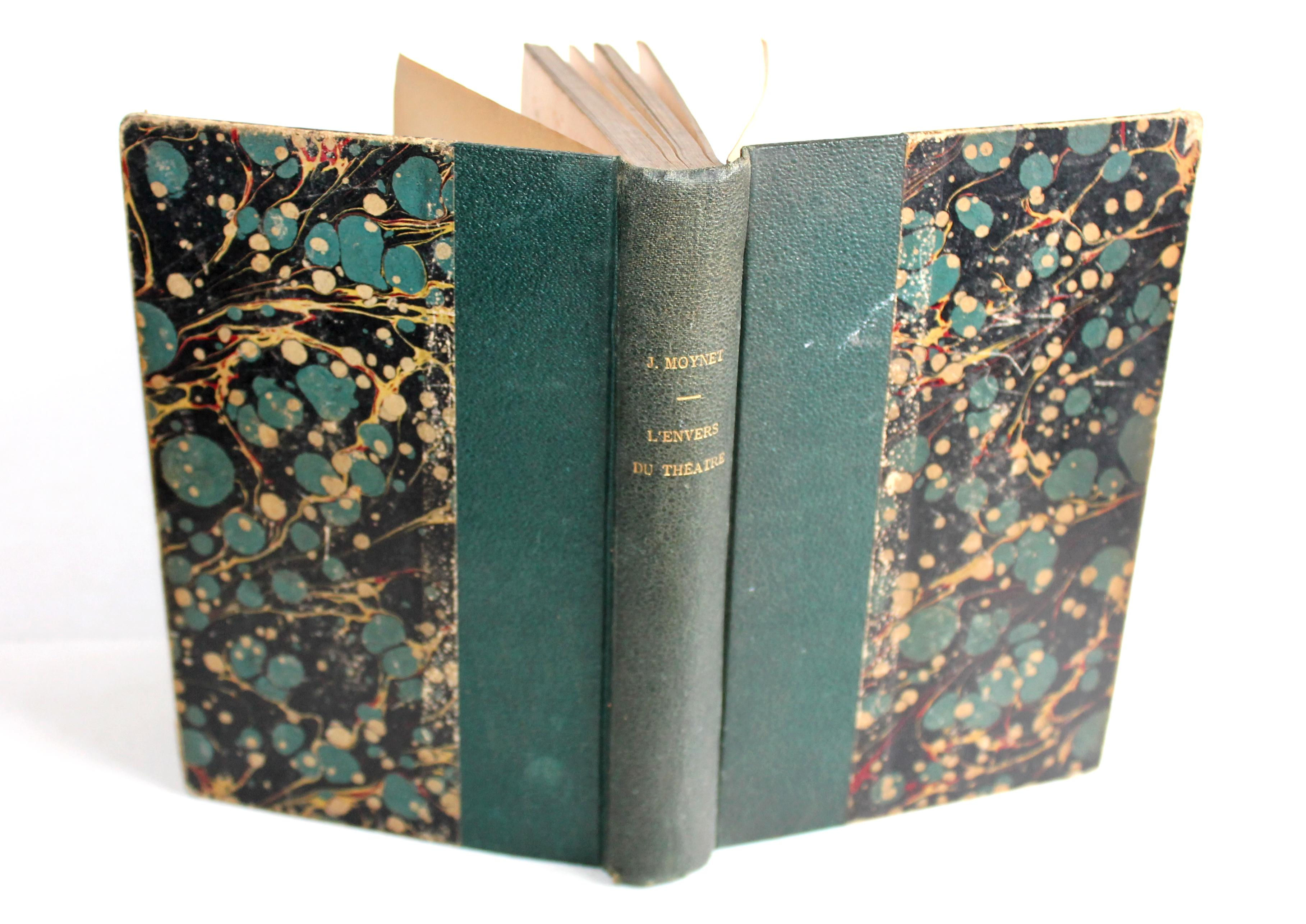 L'ENVERS DU THEATRE MACHINES ET DECORATIONS par MOYNET 3e EDITION, ILLUSTRÉ 1888