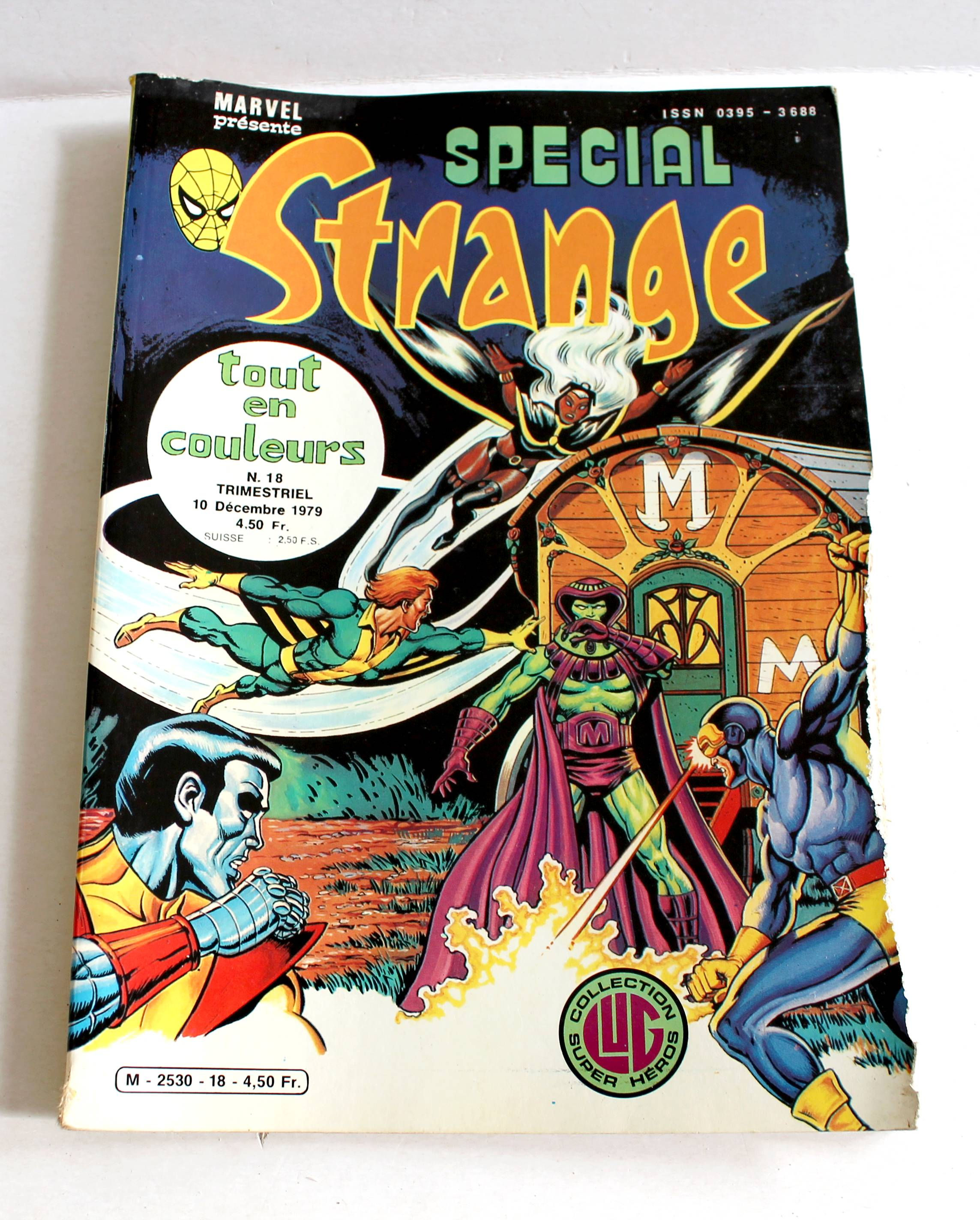 RARE SPECIAL STRANGE N°18 DECEMBRE 1979 MARVEL SUPER-HEROS EDITION ORIGINALE LUG