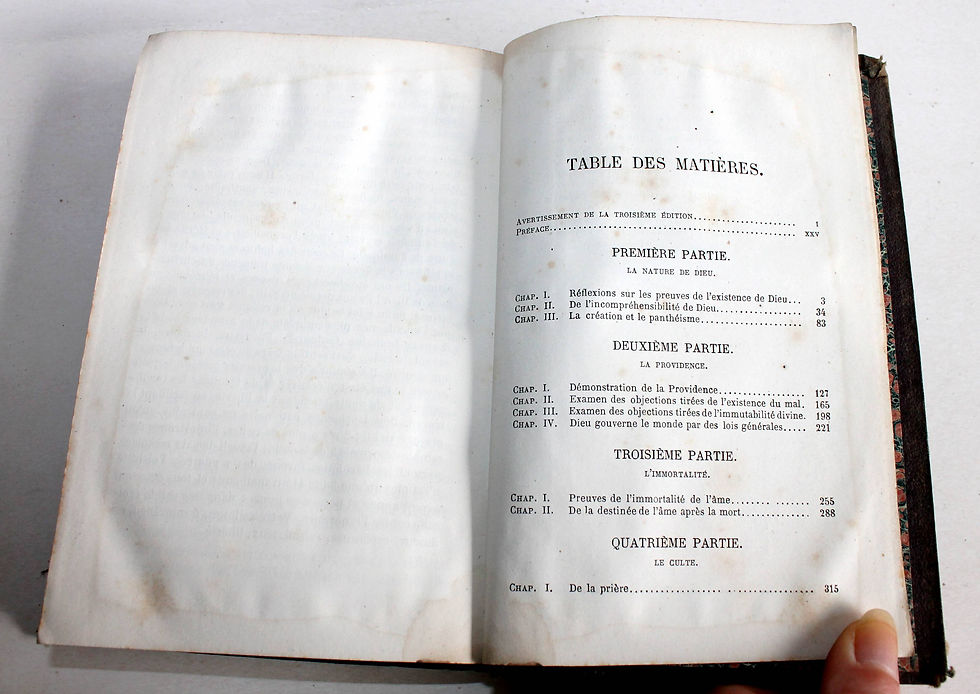 Miniaturbild: LA RELIGION NATURELLE par JULES SIMON - 5eme EDITION 1860 LIBRAIRIE L. HACHETTE