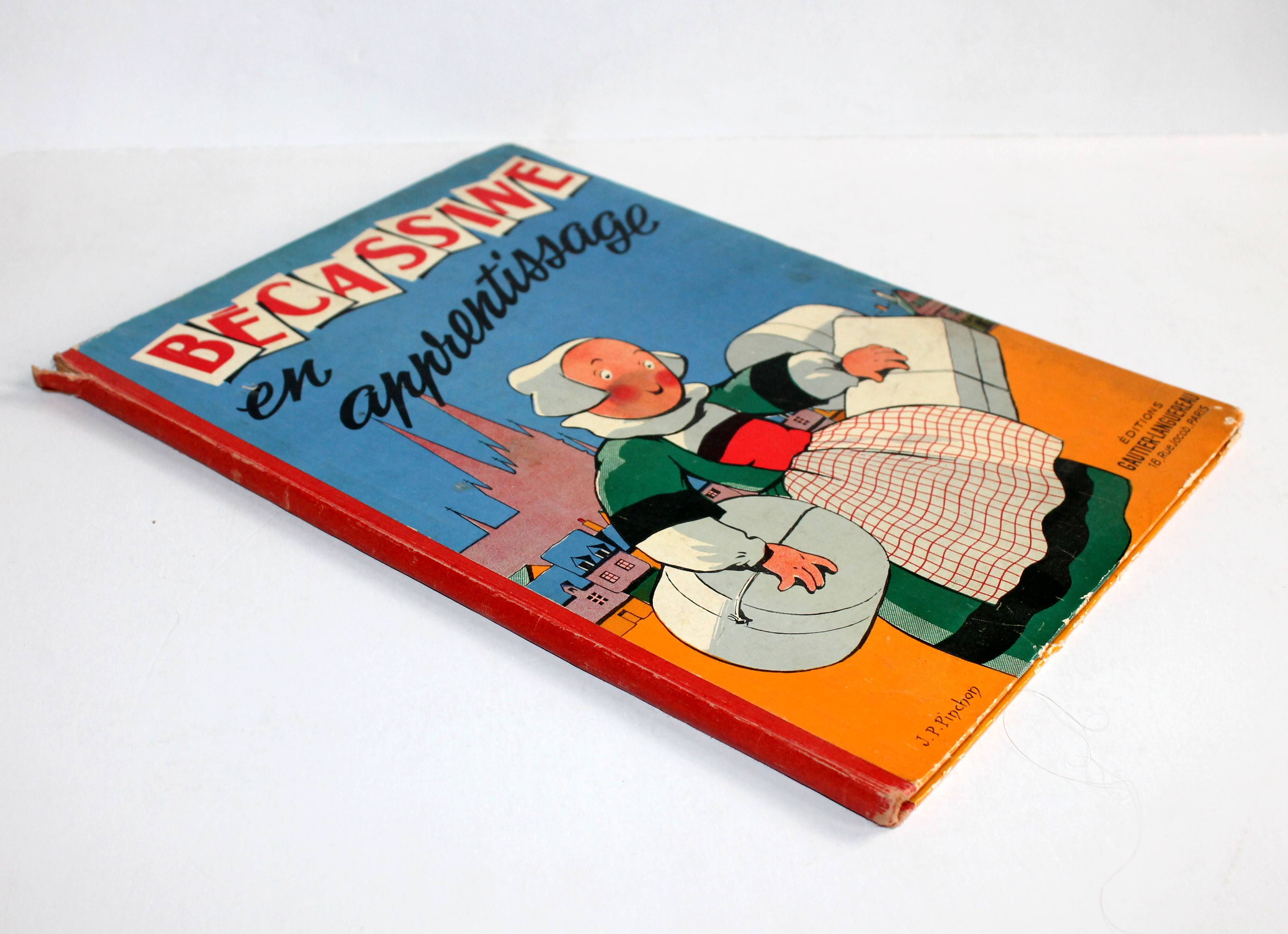 BECASSINE EN APPRENTISSAGE de CAUMERY, ILLUSTRATION PINCHON 1951 GAUTIER-LANGUER