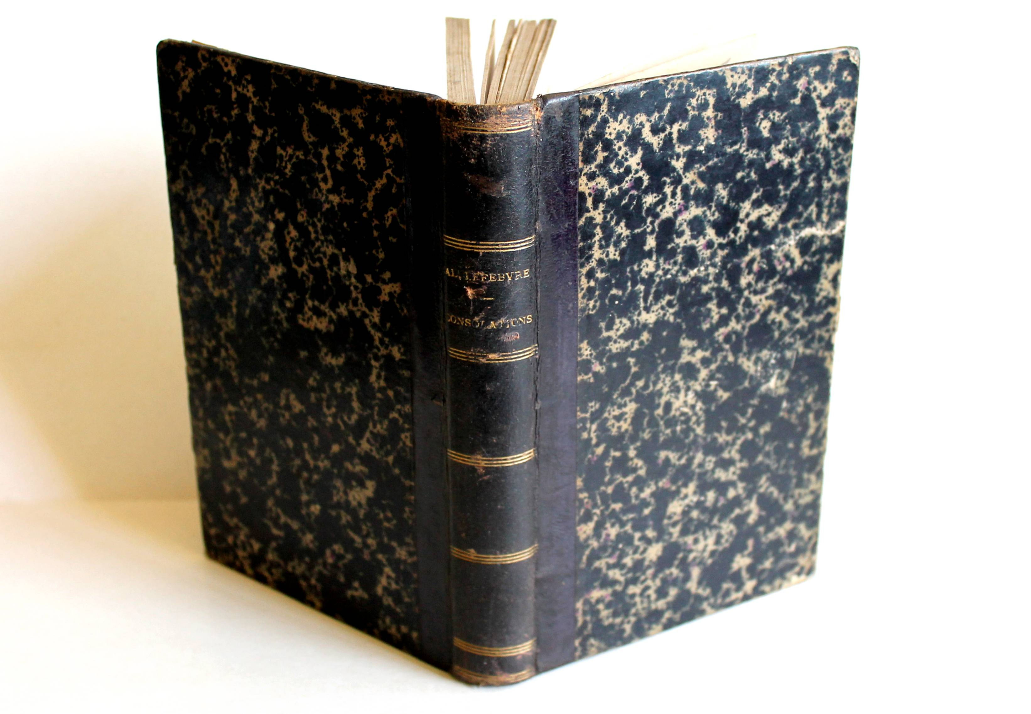 TRES RARE! CONSOLATION par LE R.P. AL. LEFEBVRE - 6e EDITION 1875 ALLARD EDITEUR