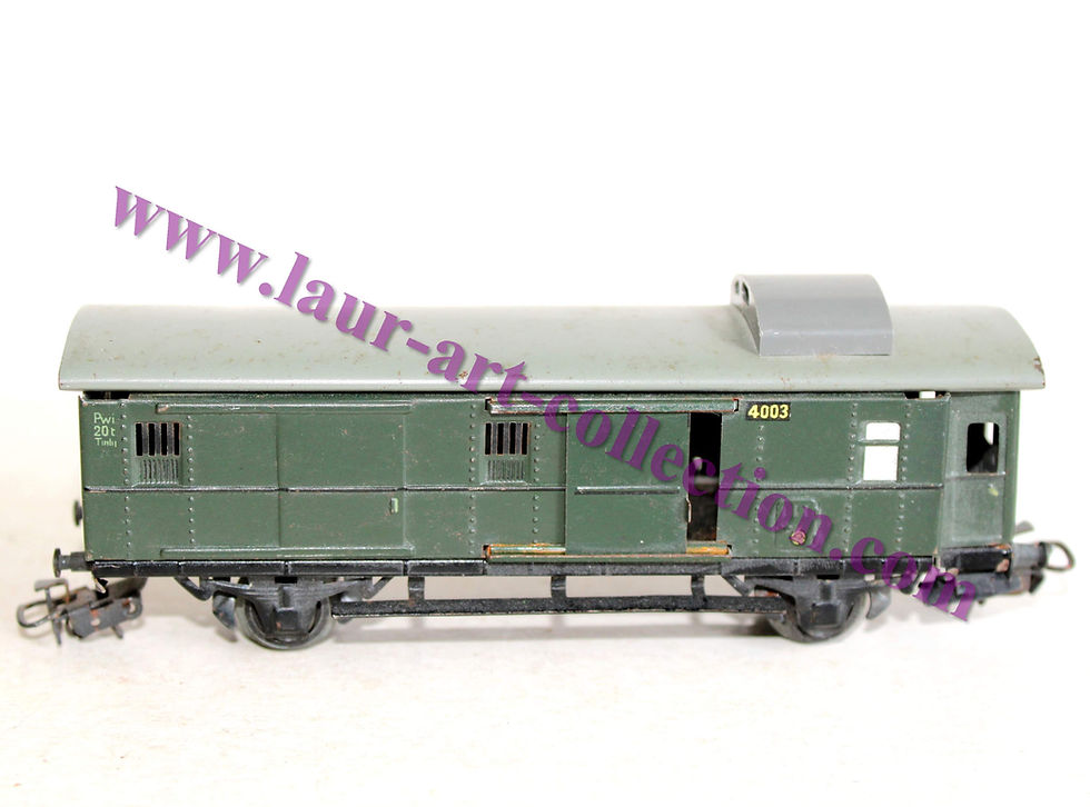 Miniatura: MARKLIN HO 4003 FOURGON BAGAGES A GUERITE PORTE COULISSANTE WAGON LOCAL PROVINCE