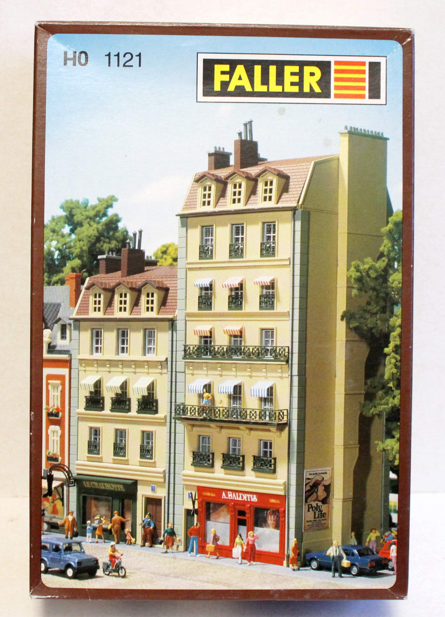 FALLER HO 1121 MAQUETTE IMMEUBLE MAISON MITOYENNE DE VILLE + COMMERCE SPECIAL FR
