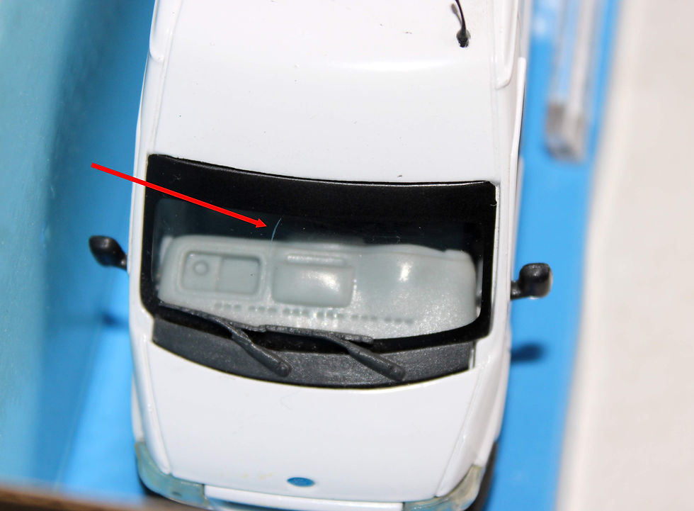 Miniatura: CARARAMA 1/43 CAMION FORD TRANSIT MINI BUS FOURGON CAMIONETTE UTILITAIRE AUTO