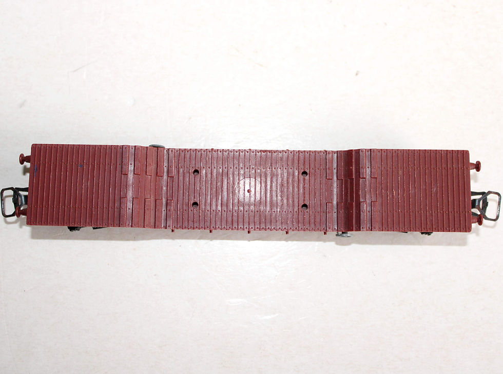 サムネイル： JOUEF HO 6582 B WAGON PLATEFORME SURBAISSE TRANSPORT VEHICULE ENGIN MACHINE SNCF