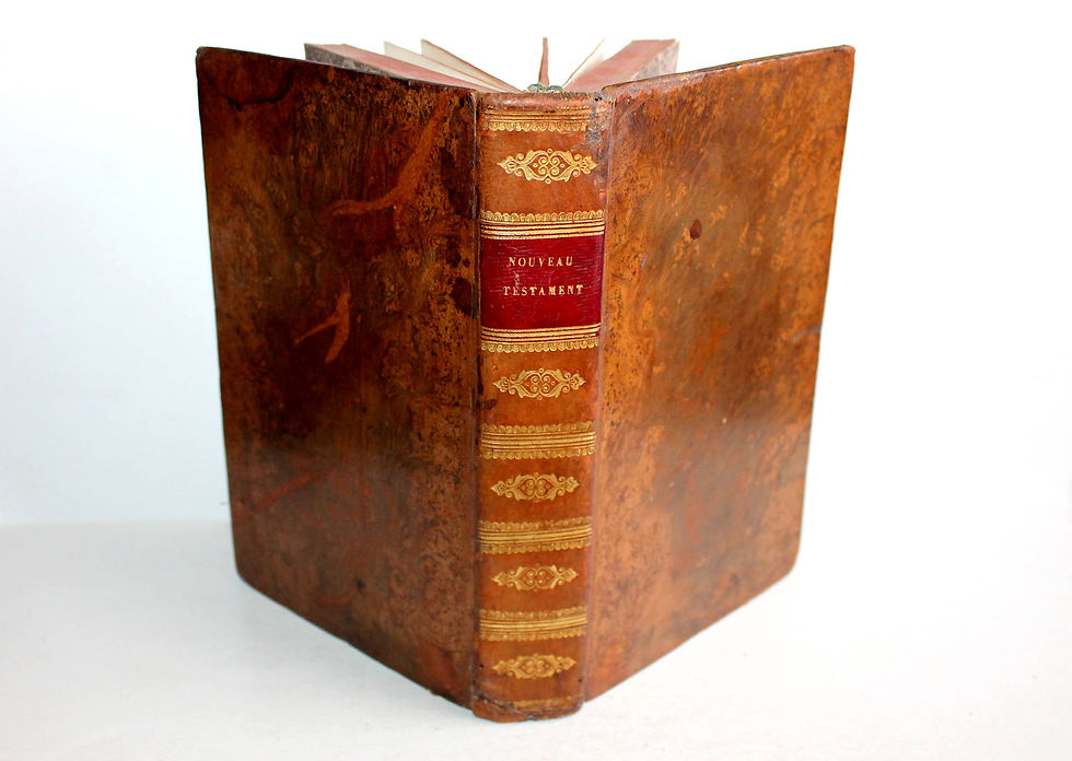 LE NOUVEAU TESTAMENT DE NOTRE SEIGNEUR JESUS CHRIST par DENIS AMELOTE 1816 NIEL