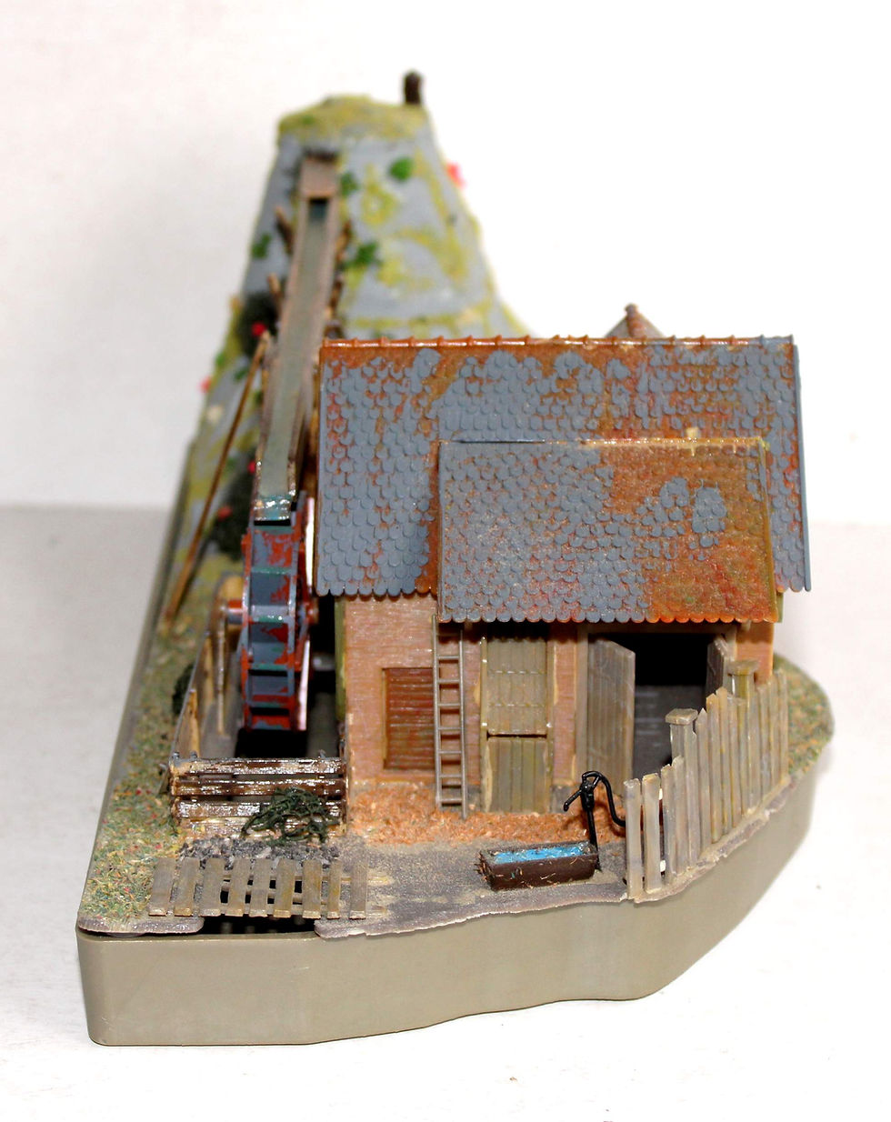Thumbnail: FALLER HO B-225 MAQUETTE MOULIN A EAU, MAISON FORET CAMPAGNE + POMPE ELECTRIQUE