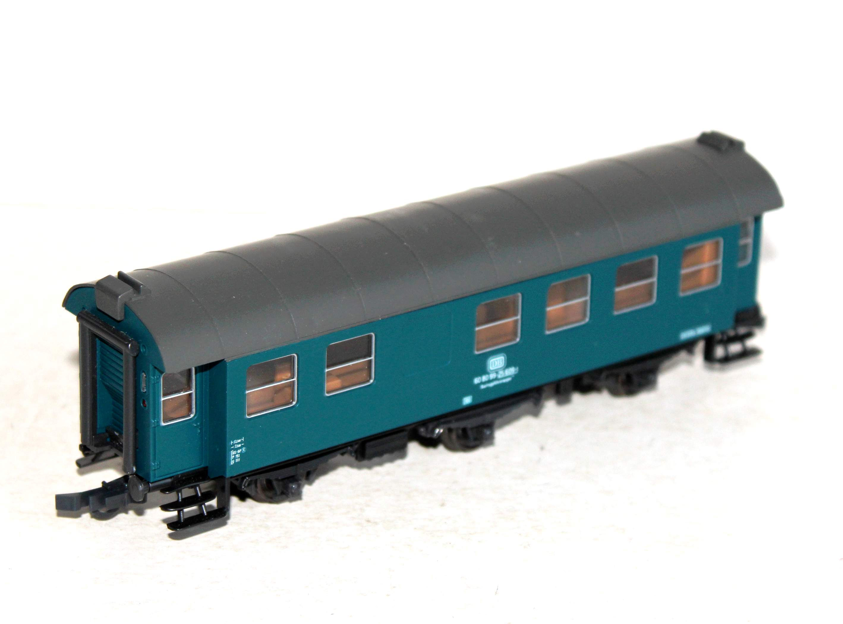 ROCO HO 44320A 46334 VOITURE CHEF DE TRAVAUX CHANTIER DB WAGON 3 ESSIEUX AMENAGÉ