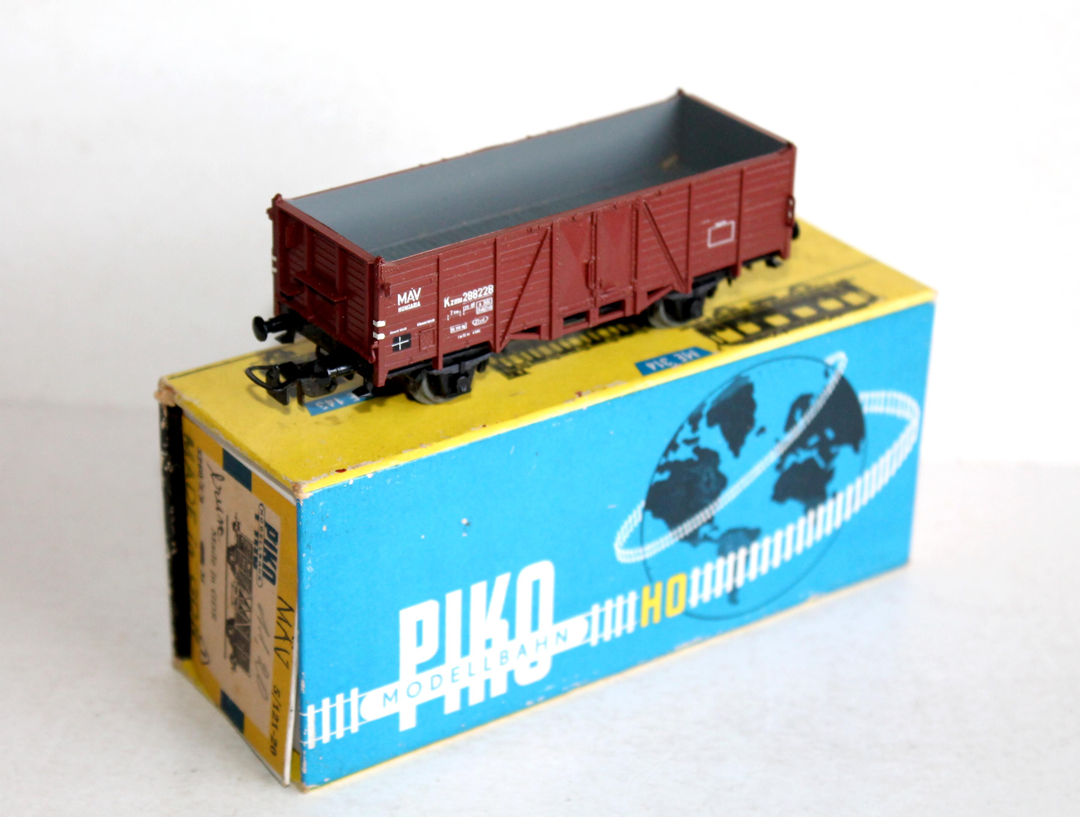 PIKO HO 5260/5/9 WAGON TOMBEREAU, TRANSPORT MARCHANDISE MAV HUNGARIA Kzmy 288228