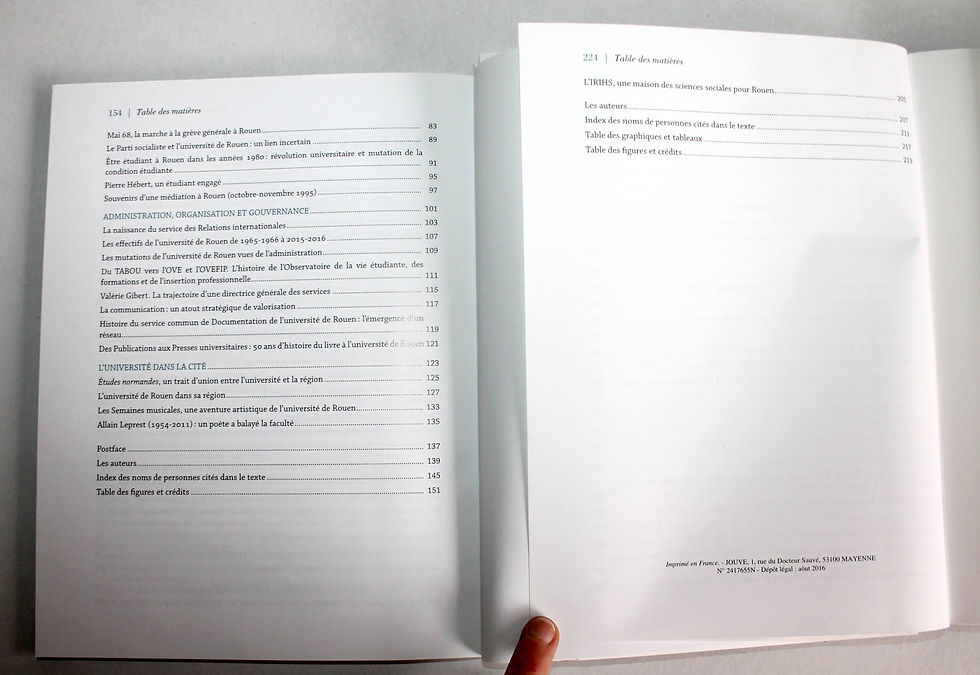 Thumbnail: UNIVERSITE DE ROUEN 1966-2016 T1 HISTOIRE UNIVERSITE NOUVELLE + T2 LIEUX MEMOIRE