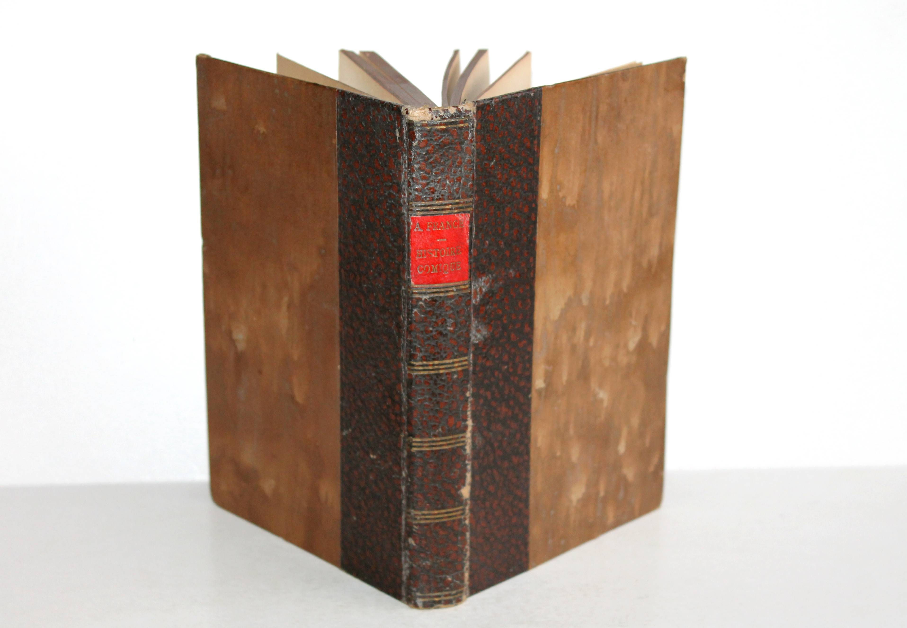 HISTOIRE COMIQUE par ANATOLE FRANCE - DEBUT 1900 - CALMANN-LEVY EDITEURS / LIVRE