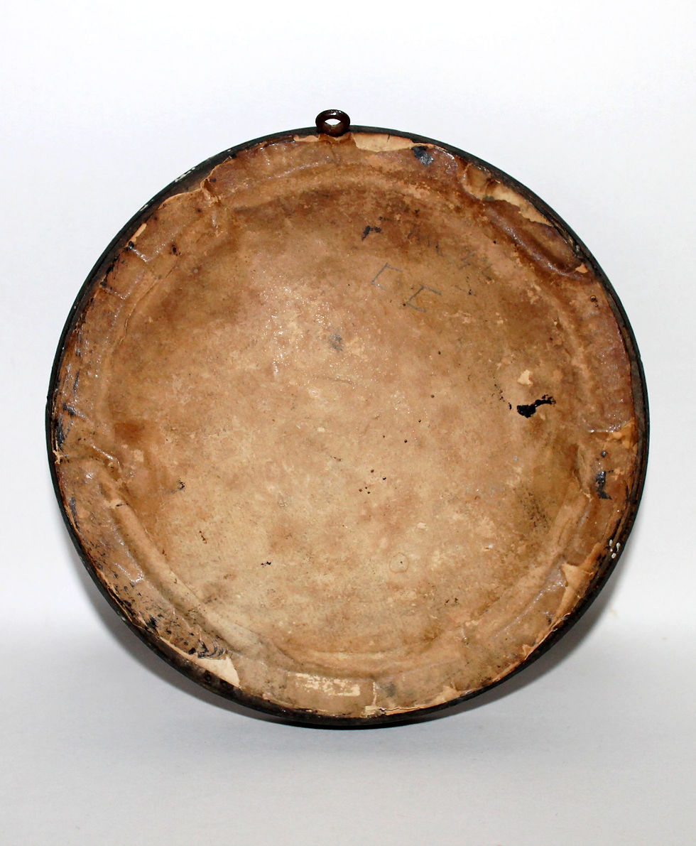 Miniatura: RARE MINIATURE ANGLAISE SANGUINE 1792 LAVINIA & HER MOTHER FECIT GRAVURE NOIRET