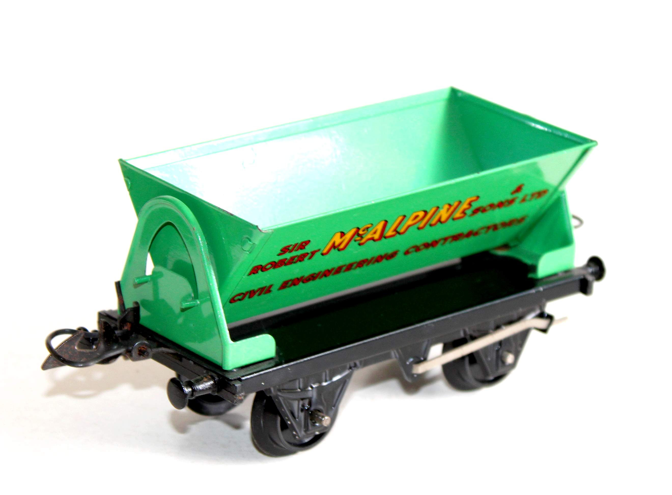 RARE HORNBY O WAGON TOMBEREAU BENNE BASCULANTE ROBERT Mc ALPINE CIVIL MINERALIER