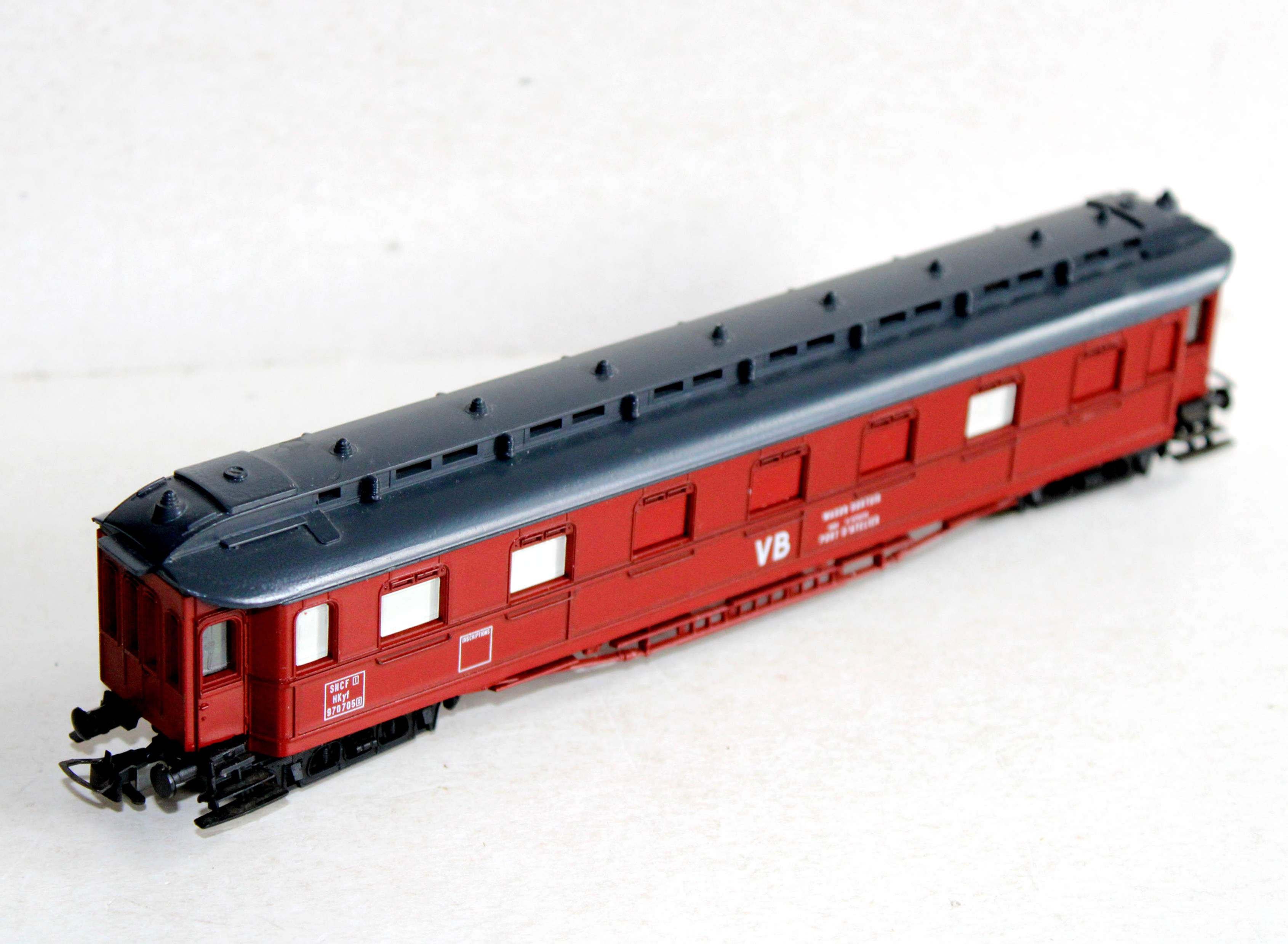 LILIPUT HO 295 70 WAGON DORTOIR VOITURE VOYAGEUR LIT COUCHETTE VB TYPE HKyf SNCF