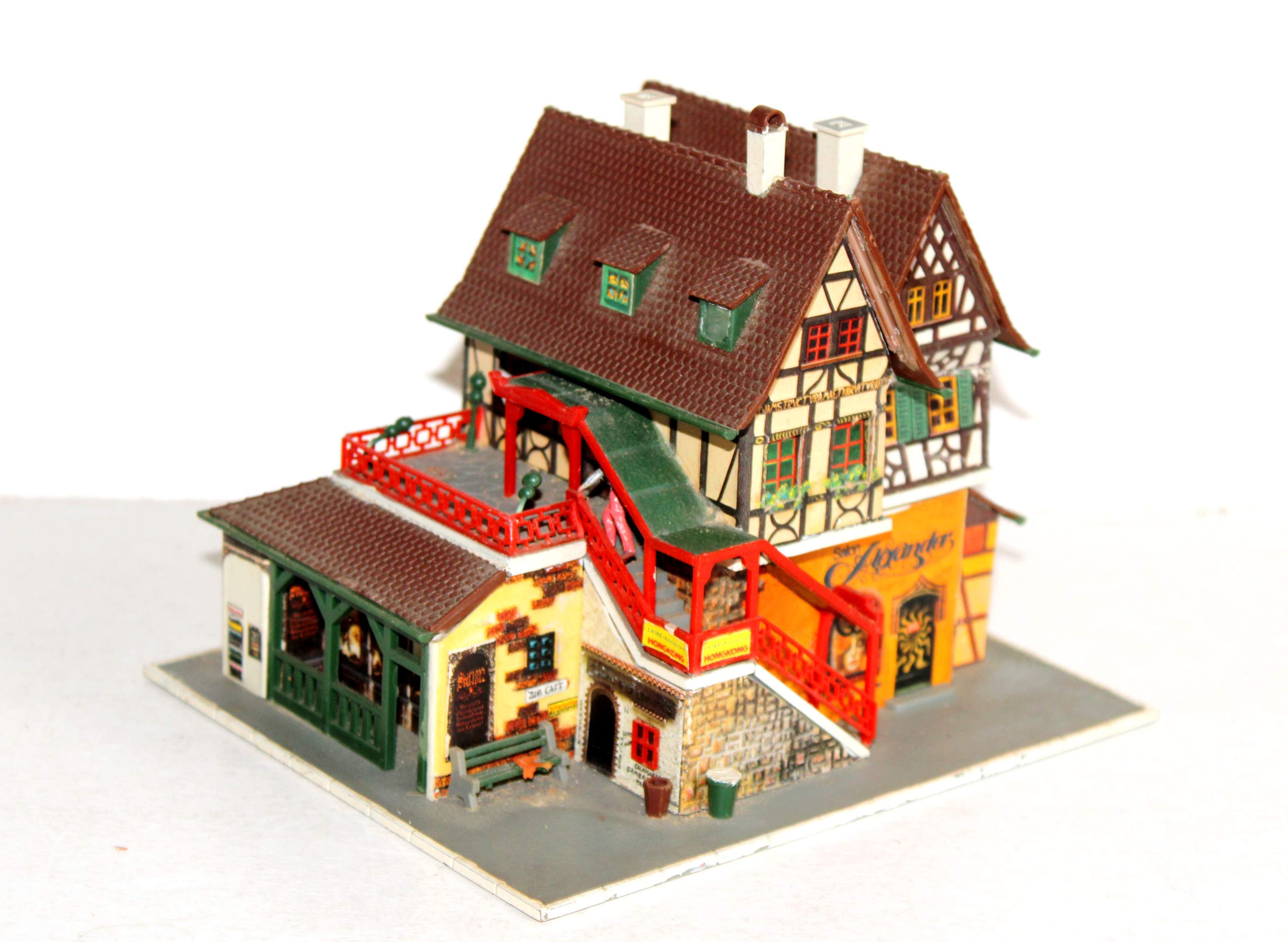 FALLER HO 1721 MAQUETTE COMMERCE RESTAURANT CHINOIS CAFE TAVERNE SALON, FIGURINE