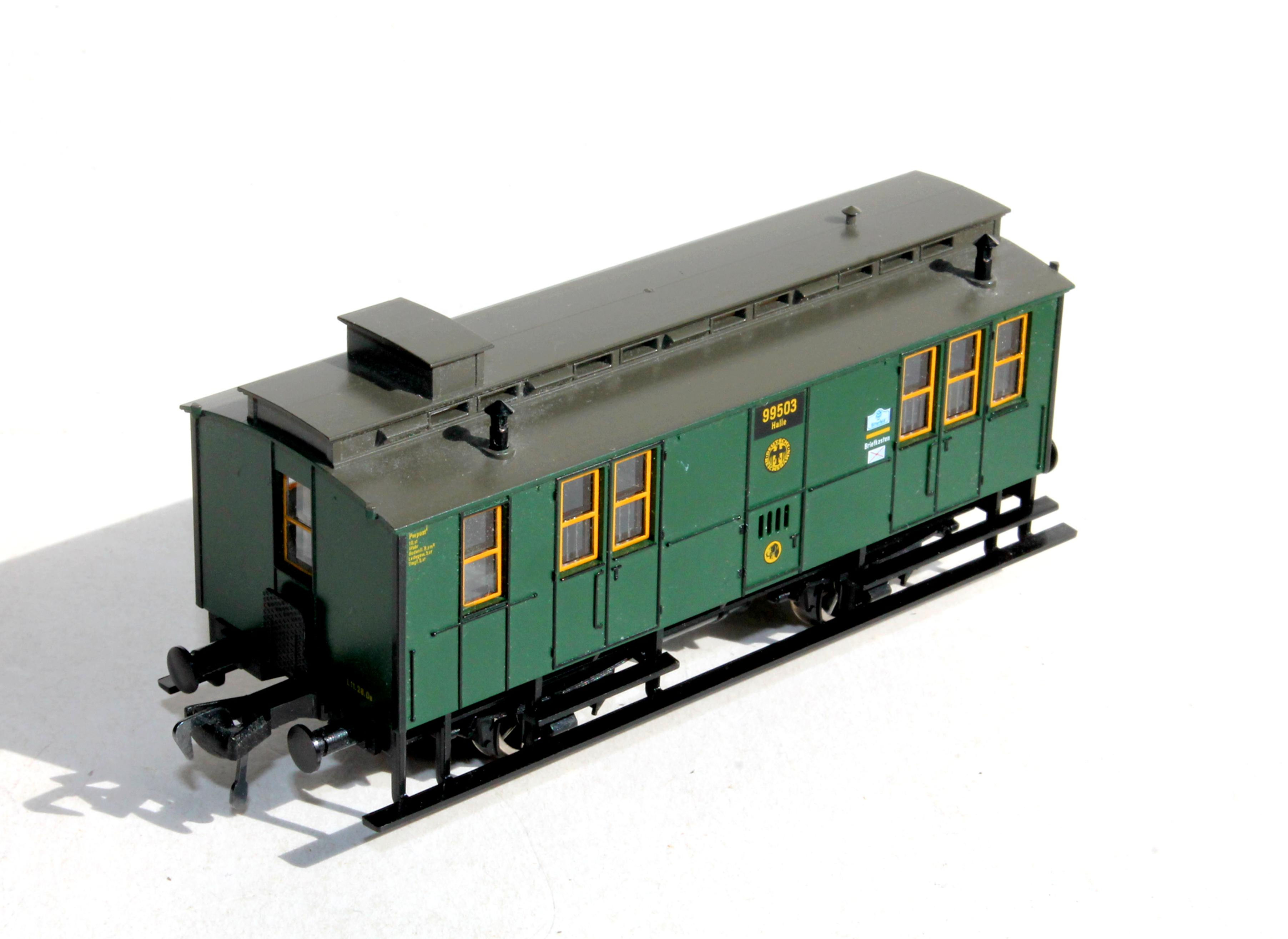 FLEISCHMANN HO 8057 WAGON POSTE, POSTALE, VOITURE MIXTE FOURGON A BAGAGE 99503