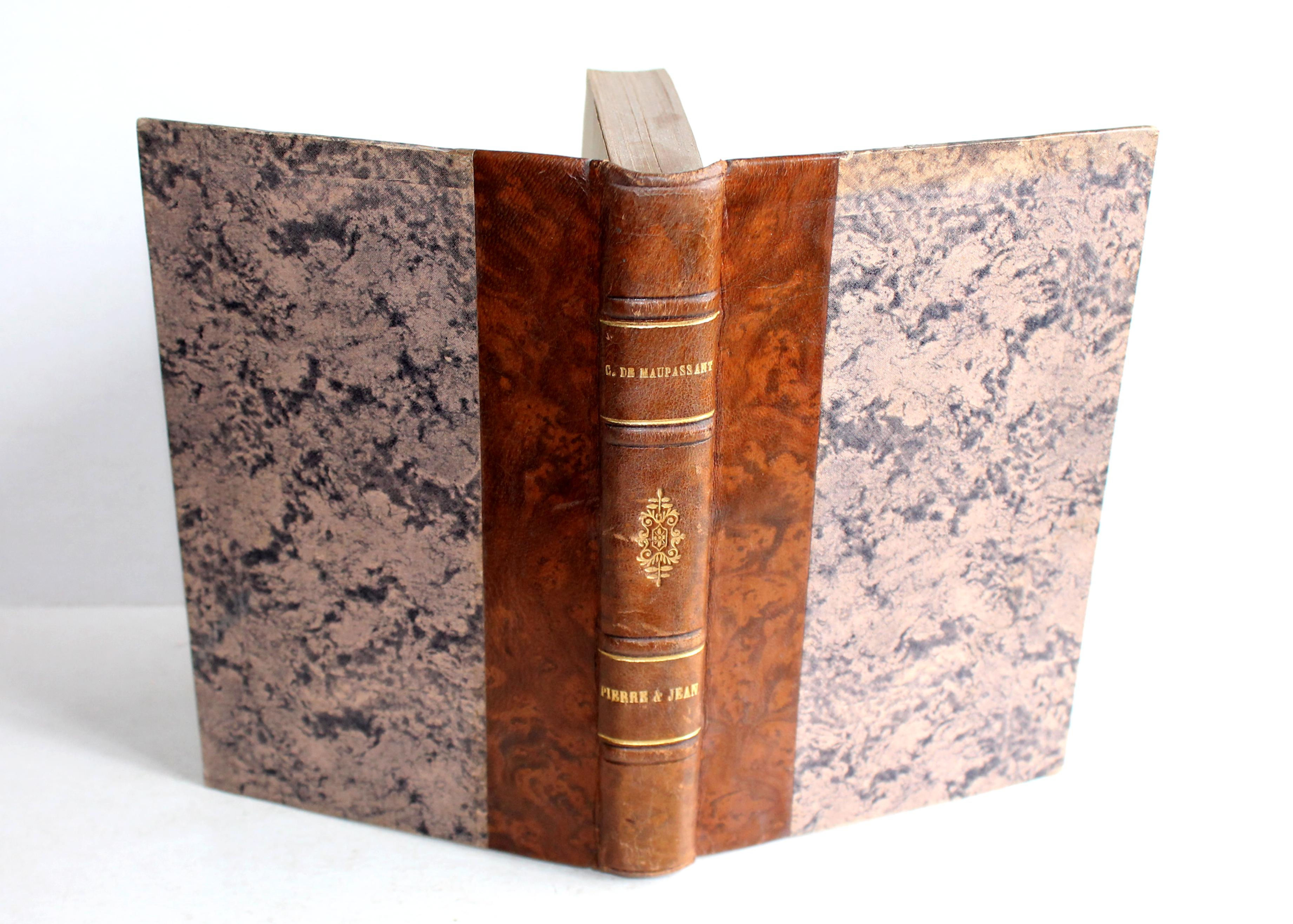 PIERRE & JEAN par GUY DE MAUPASSANT, 49e EDITION 1893 PAUL OLLENDORFF EDITEUR