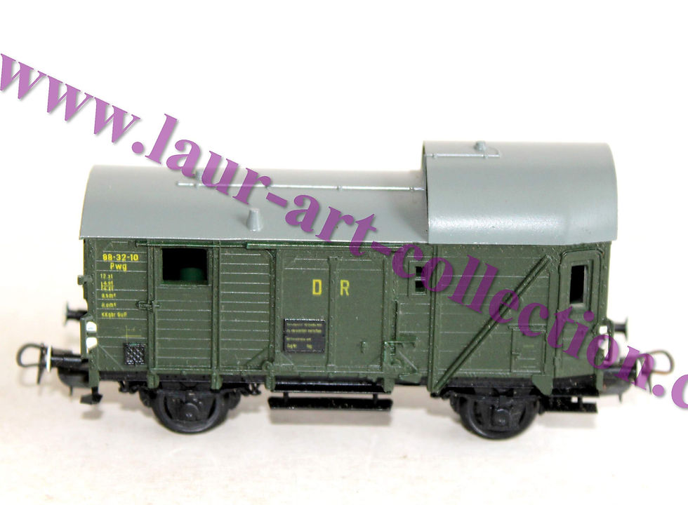 Miniatura: PIKO HO 5/6605/010 WAGON ESCORTE DE TRAIN A GUERITE FOURGON DE QUEUE DR 88-32-10