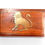 Miniatura: JOLI ANCIEN COFFRET / BOITE EN BOIS & LAITON - LION - FAIT MAIN - 12,5x7,5x3,5cm