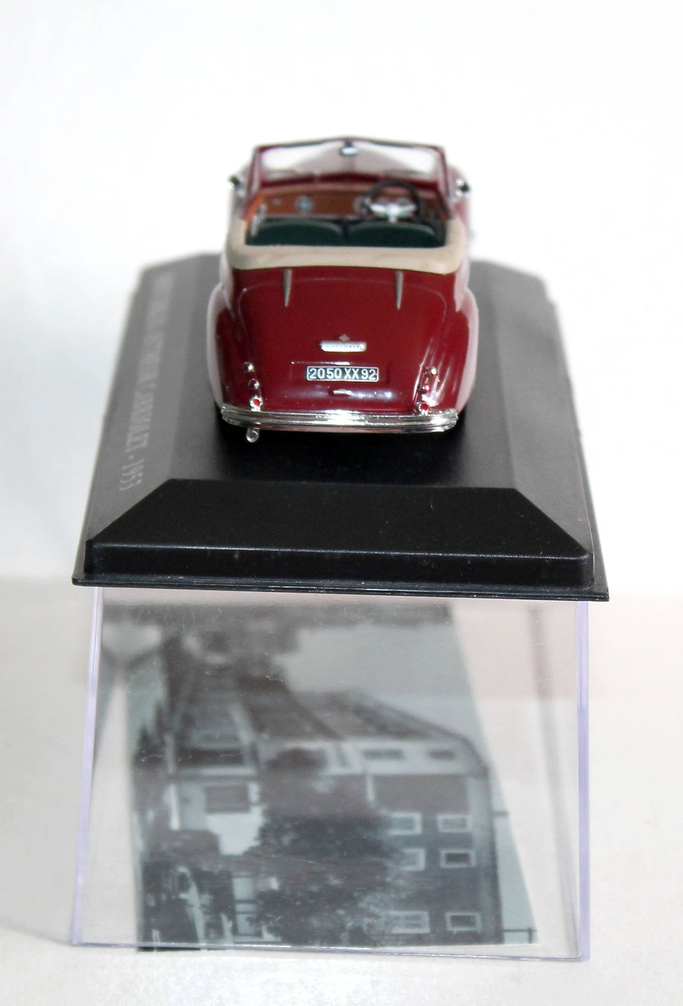 Miniatura: IXO 1/43 HOTCHKISS ANTHEOR CABRIOLET 1953 MINIATURE VOITURE AUTOMOBILE + DIORAMA