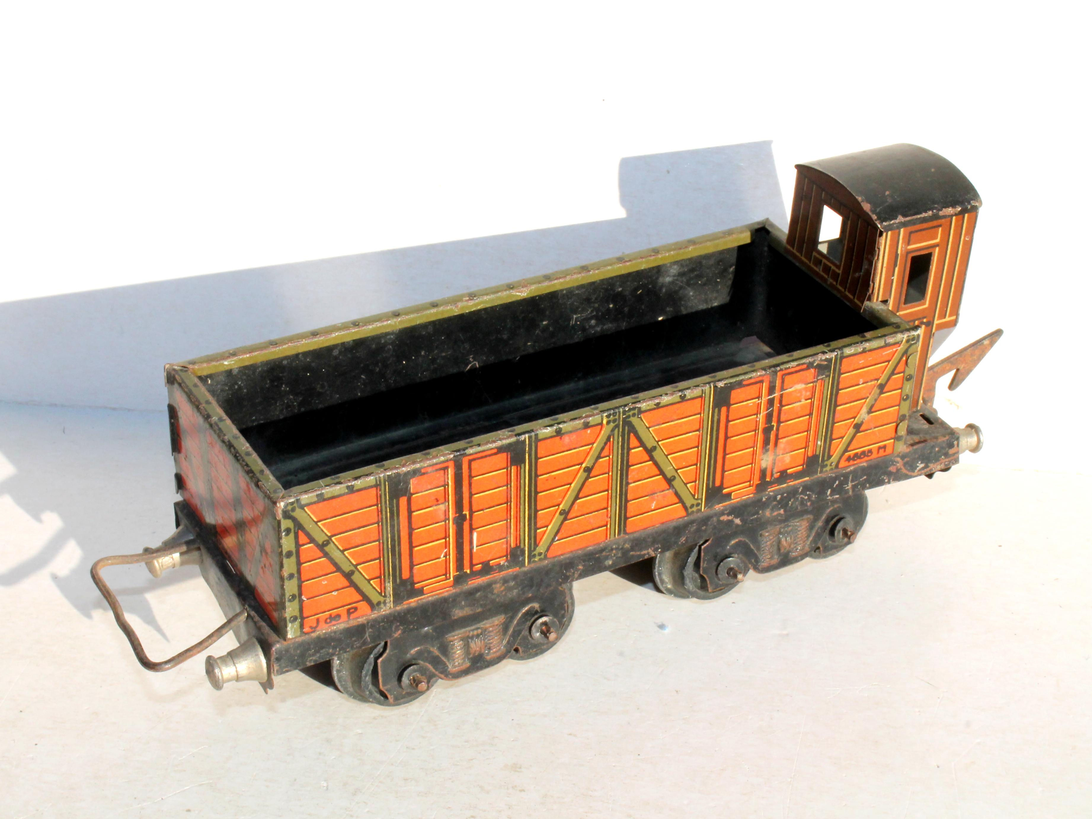 JEP J.de P O 1/48 N° 4685 WAGON TOMBEREAU A GUERITE, TRANSPORT MARCHANDISE, SNCF