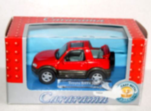 CARARAMA DIE CAST 1/43 TOYOTA RAV 4 DECAPOTABLE 2000 VOITURE MINIATURE AUTOMOBIL