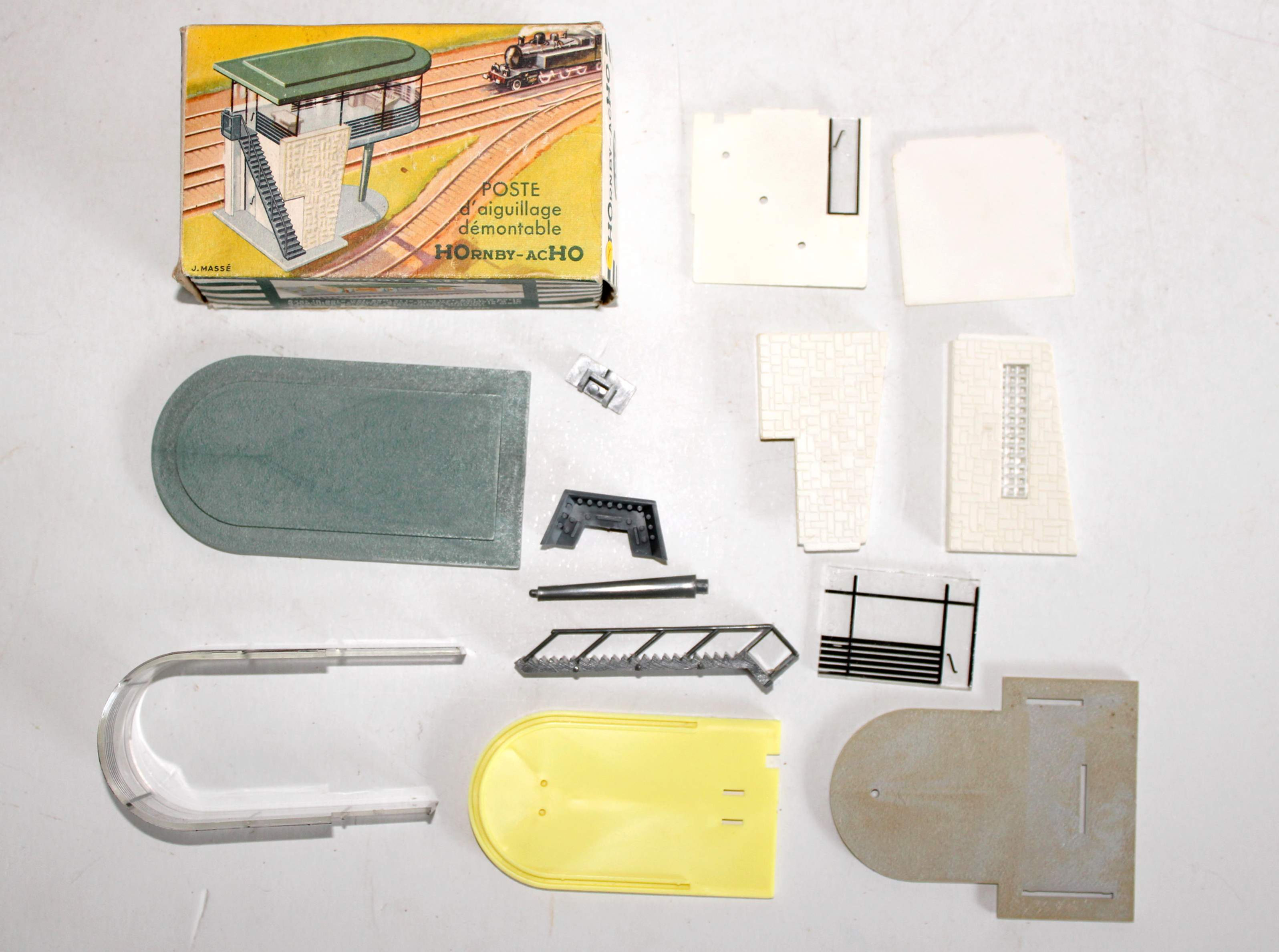 HORNBY AcHO 692 MAQUETTE POSTE D'AIGUILLAGE STATION CABINE SEMAPHORIQUE TRAIN