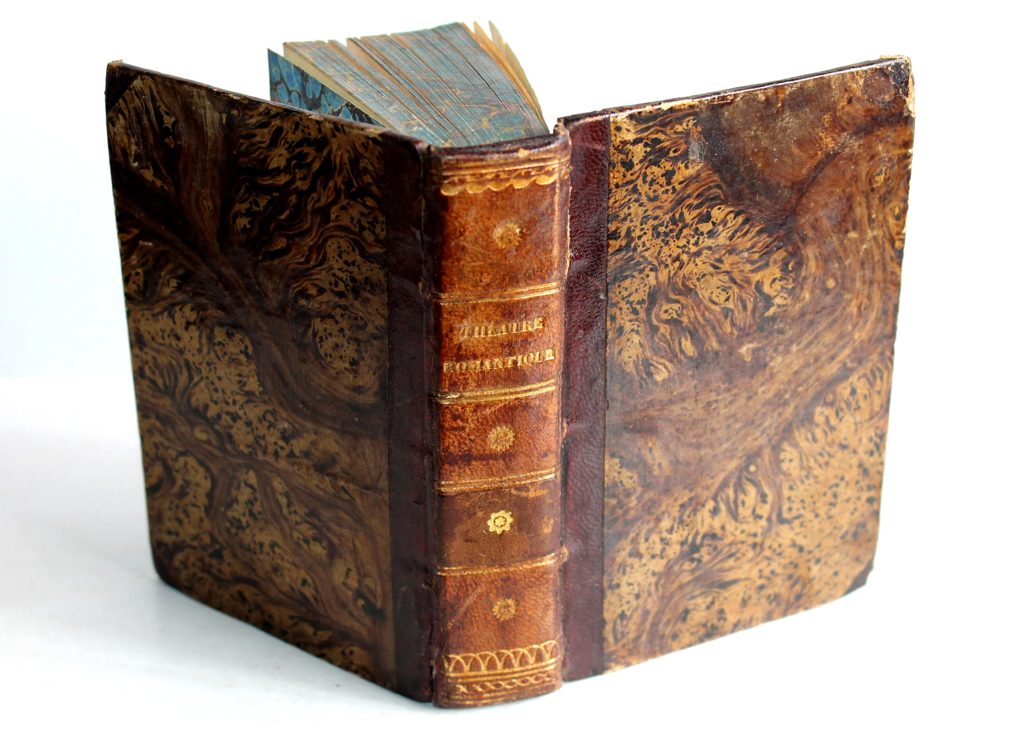 RARE THEATRE 1828 JACQUERIE SCENE FEODALE FAMILLE CARVAJAL + SCENE CONTEMPORAINE