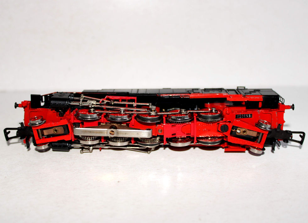 Miniatura: MARKLIN HO 3308 LOCOMOTIVE TENDER TYPE 151 LOCOTENDER DR BR 85 006 CA + FUMIGENE