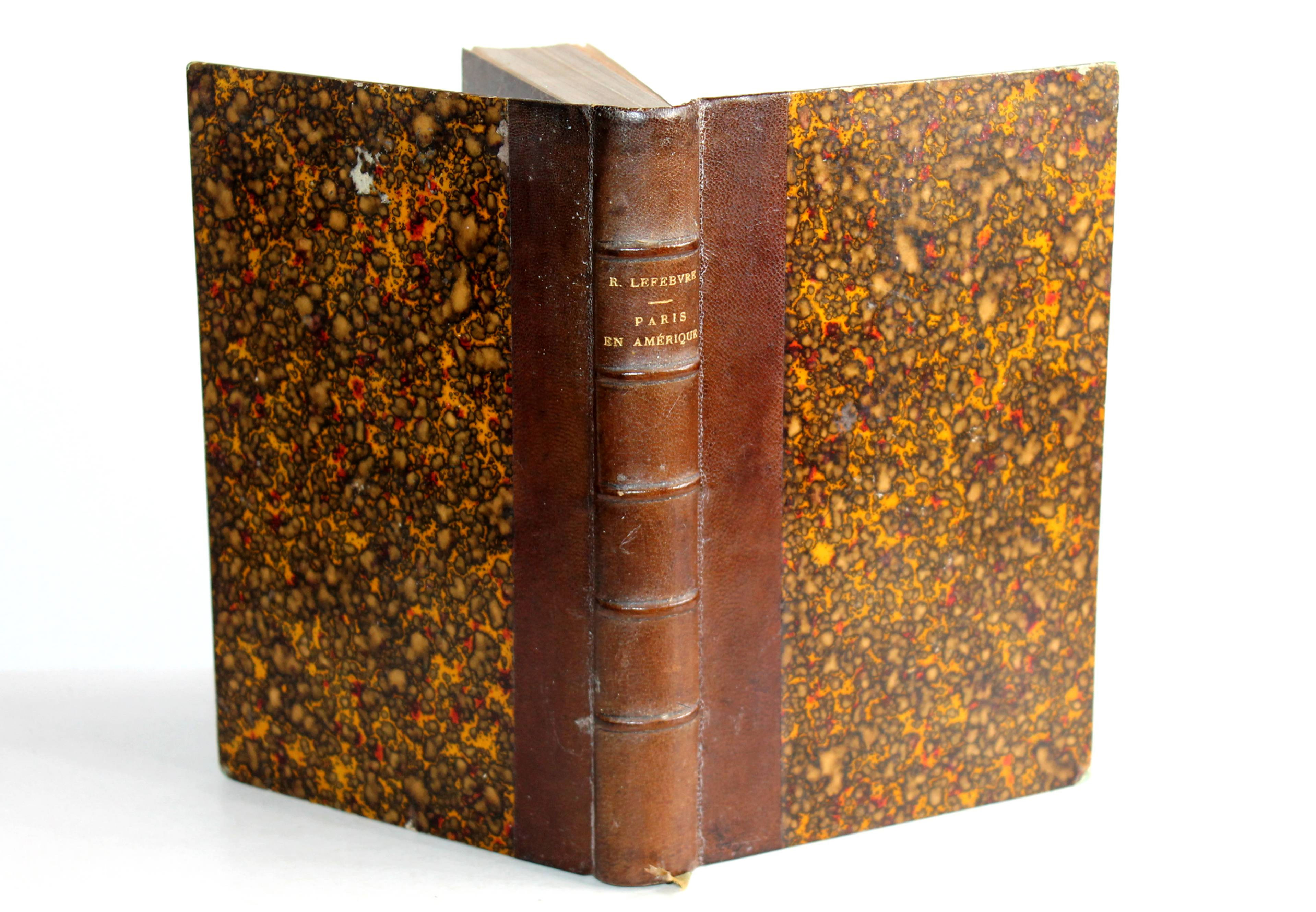 PARIS EN AMERIQUE par LE DOCTEUR LEFEBVRE PARISIEN - 8e EDITION 1863 CHARPENTIER