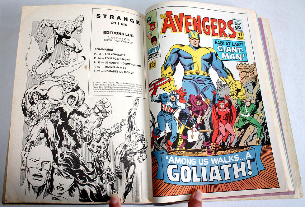 Miniature : STRANGE ALBUM N°9 SPECIAL ORIGINES, HS N°205, 208, 211 - 1987 MARVEL SUPER-HEROS