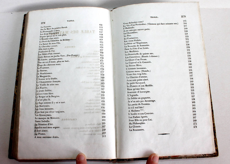 Miniature : OEUVRES DE PAUL KOCK - TOME XIX - CONTES EN VERS ET CHANSONS 1836 BARBA LIBRAIRE