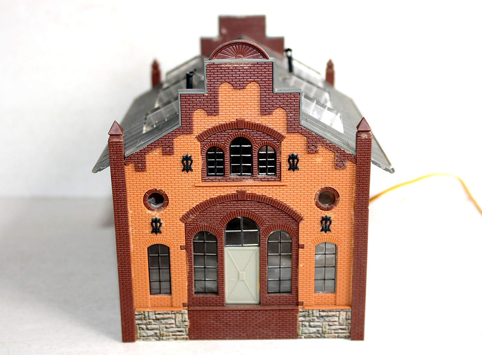 Миниатюра: FALLER HO MAQUETTE HALL DE GARE STATION, HANGAR ENTREPOT FERROVIAIRE DECOR TRAIN