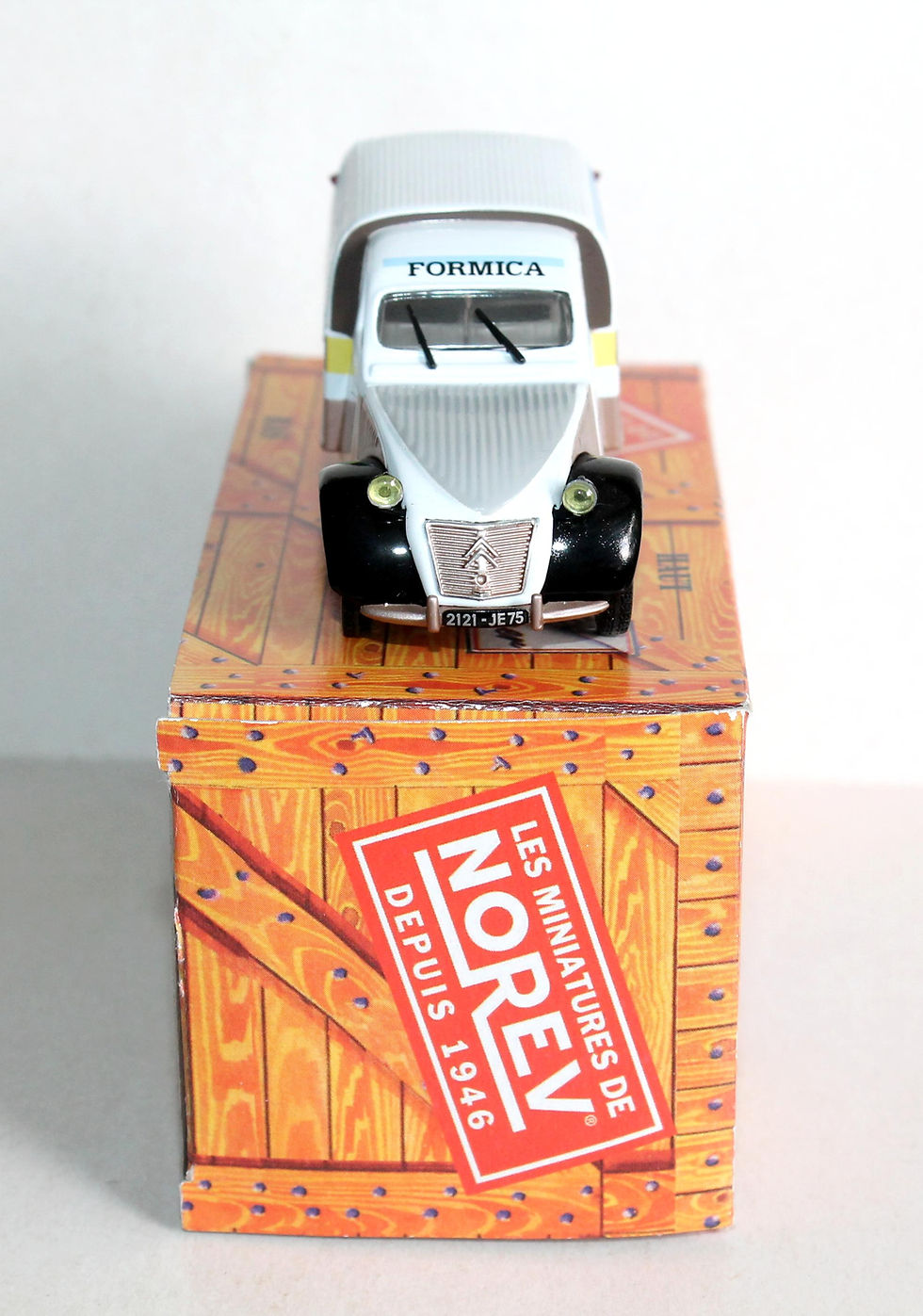 Miniatura: NOREV 1/43 CITROEN 2CV AZU FORMICA 1959, FOURGONNETTE VOITURE AUTO MINIATURE