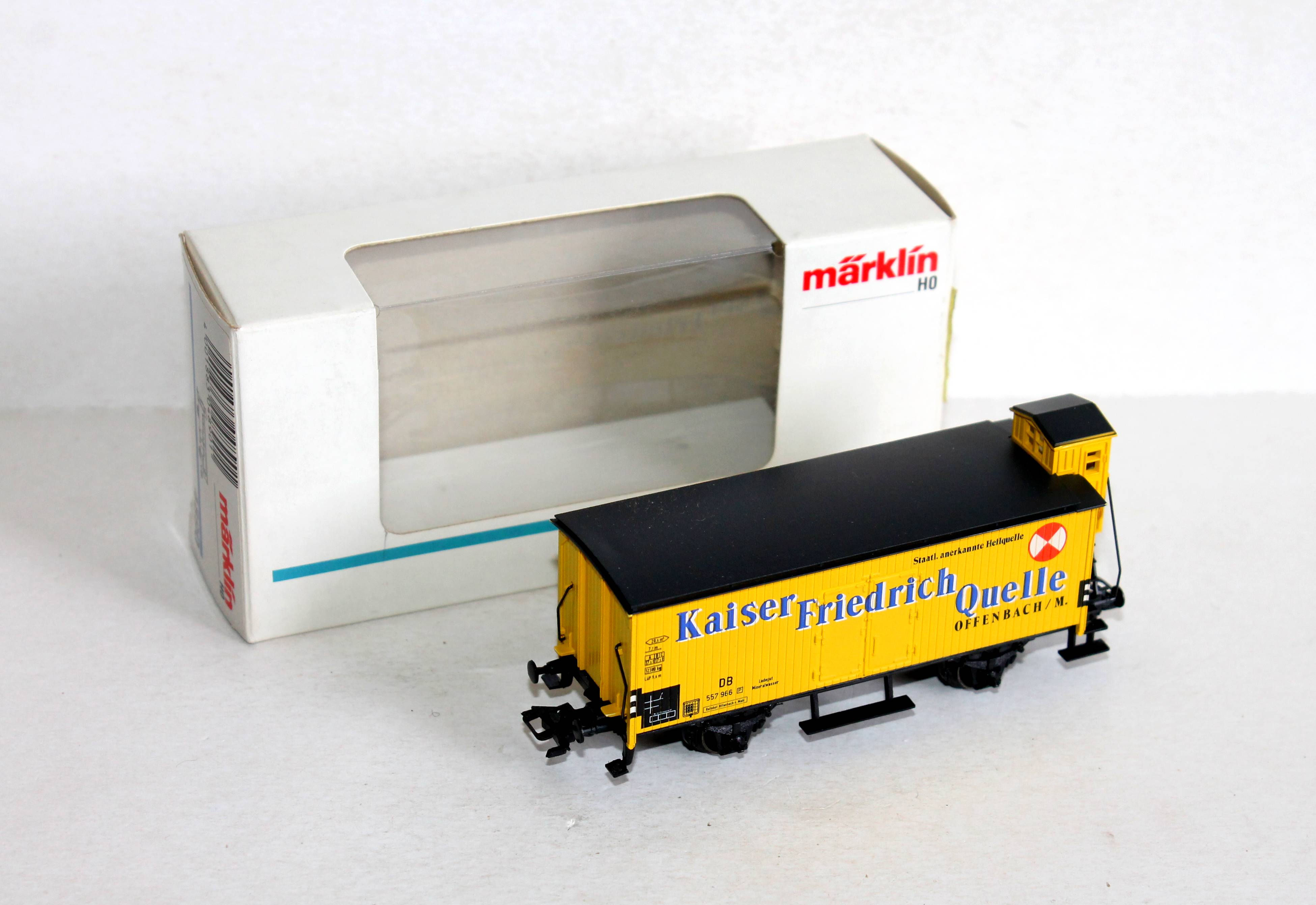MARKLIN HO, N°4890 WAGON FRIGORIFIQUE KAISER FRIEDRICH OFFENBACH MINIATURE TRAIN
