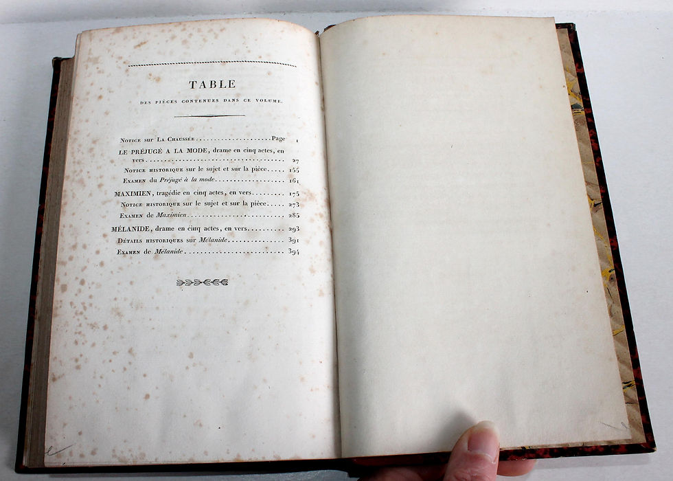 Thumbnail: BIBLIOTHEQUE DRAMATIQUE ou REPERTOIRE UNIVERSEL DU THEATRE FRANCAIS 1824 TOME XI