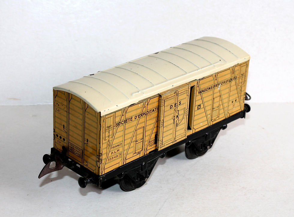 HORNBY O SOCIETE D'EXPLOITATION DES WAGONS FRIGORIFIQUE A PORTE COULISSANTE PLM