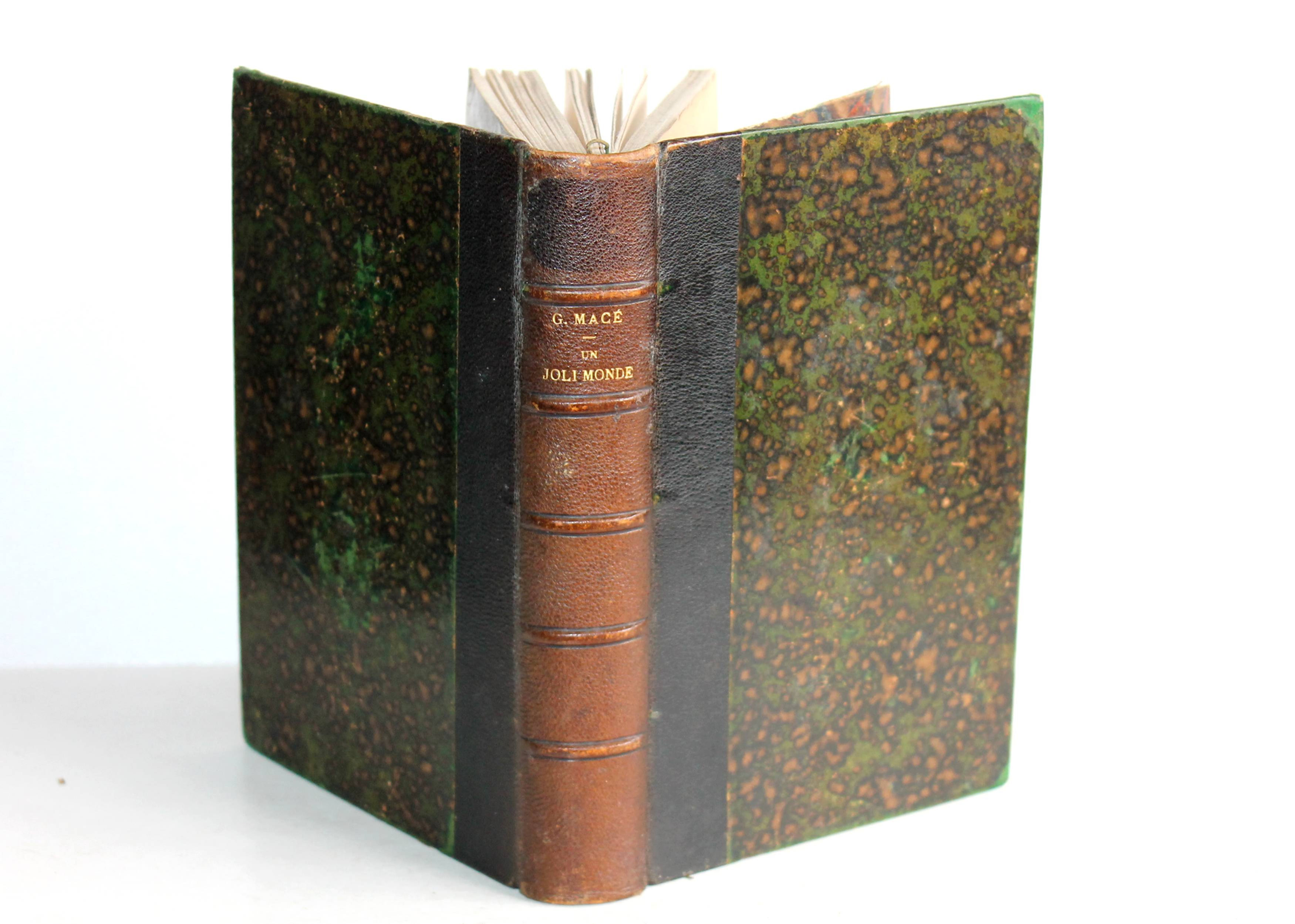 LA POLICE PARISIENNE - UN JOLI MONDE par G. MACÉ - 6eme MILLE 1887 CHARPENTIER