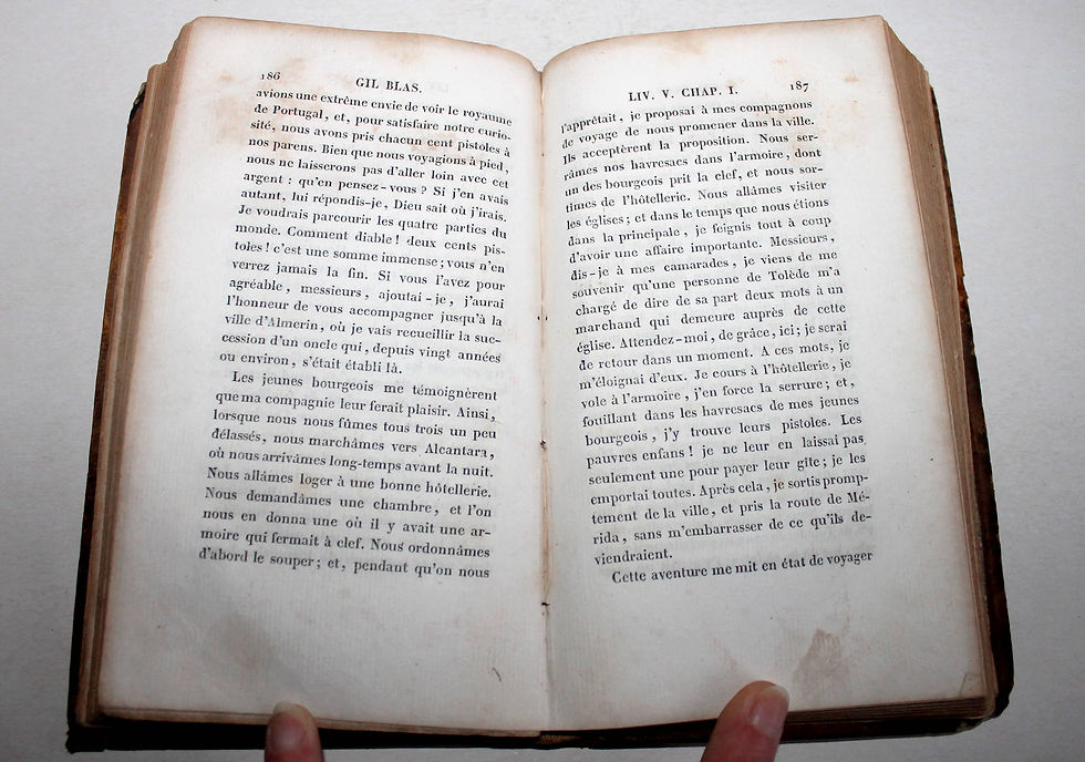 Indexkép: HISTOIRE DE GIL BLAS DE SANTILLANE par LESAGE - TOME II 1824 PARMANTIER LIBRAIRE