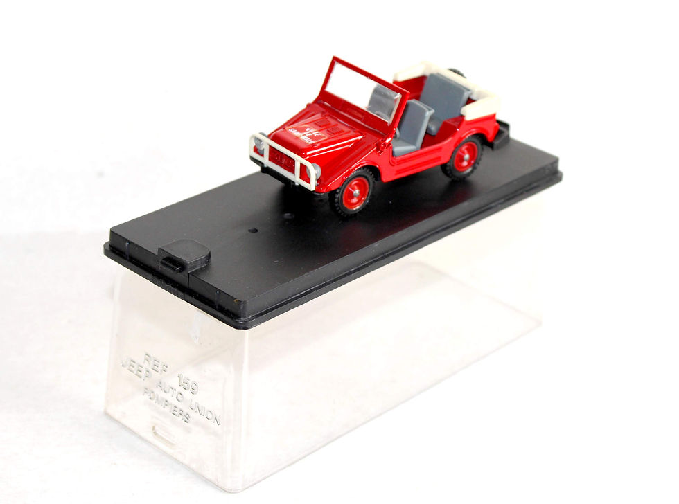 VEREM 1/43 VOITURE POMPIER 159 JEEP AUTO UNION VEHICULE SECOURS VILLE SAINT MALO