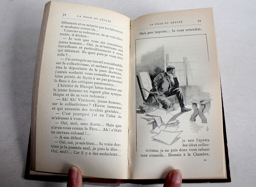 Миниатюра: LA FILLE DU DEPUTE par GEORGES OHNET, ILLUSTRATIONS DE R. LELONG 1896 OLLENDORF