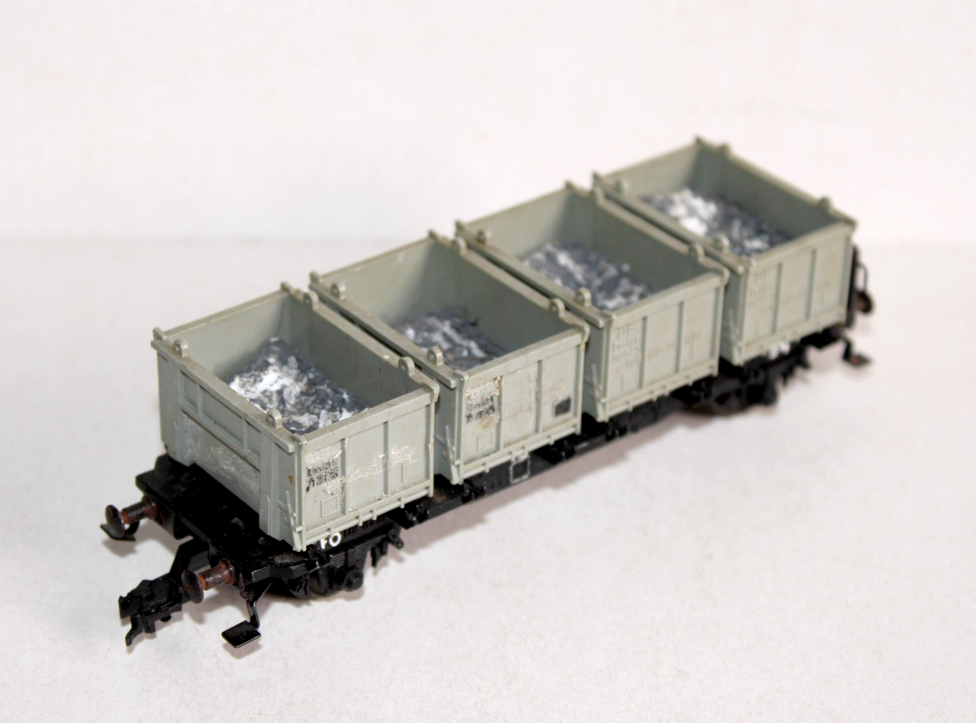 FLEISCHMANN HO 1473 E, WAGON PLATEFORME PORTE CUVE, CUVIER, VON HAUS DB Eoskrt
