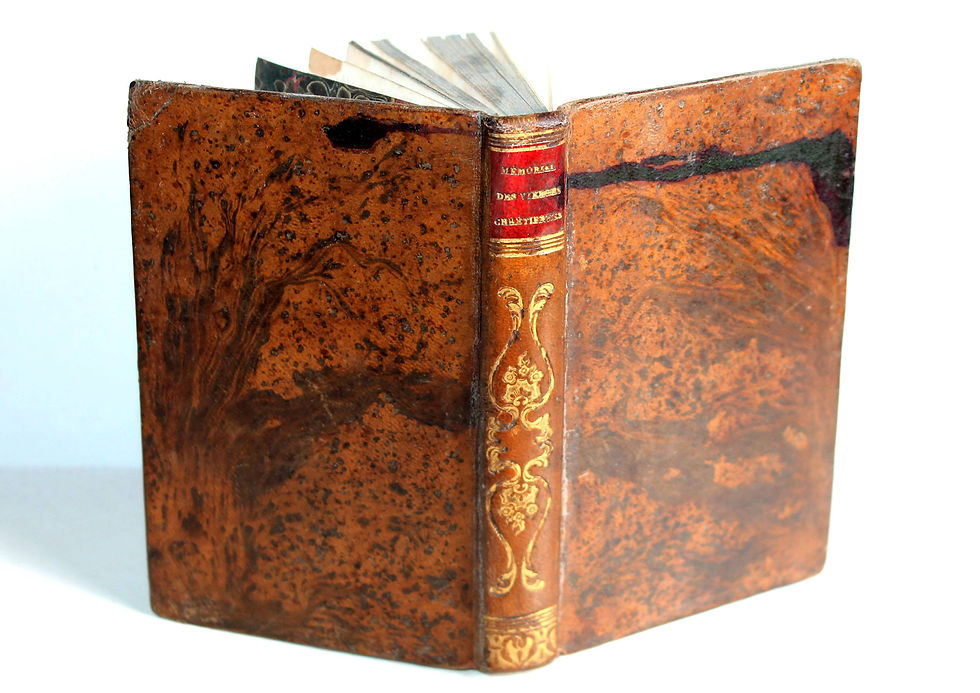 MEMORIAL DES VIERGES CHRETIENNES OU TRADUCTION LIBRE de C.ARVISENET 1841 PERISSE