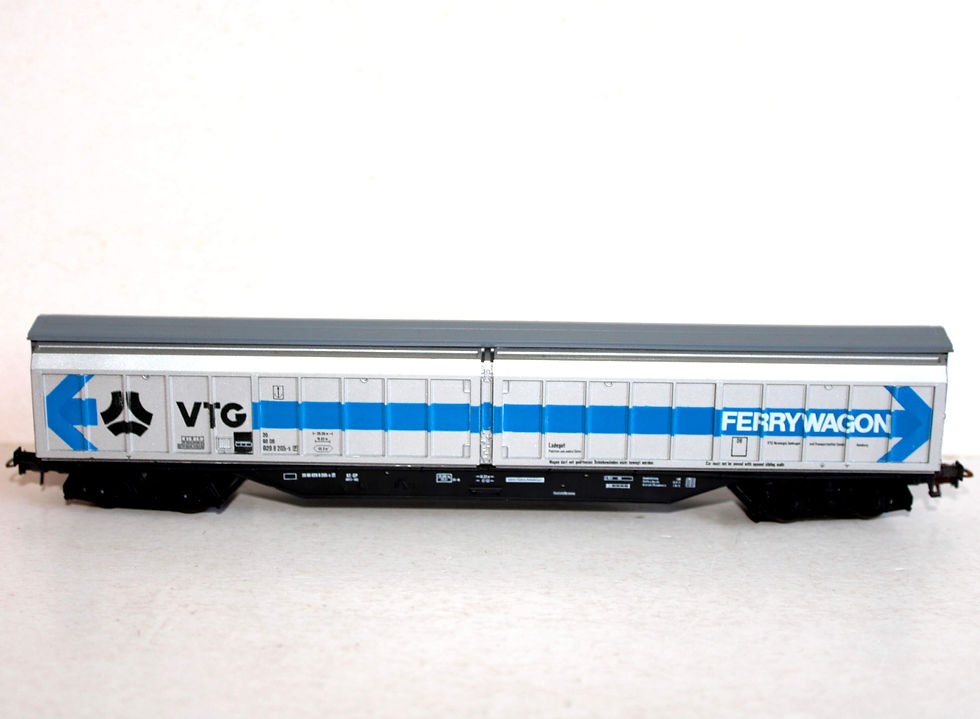 Miniaturbild: ROCO HO 4380 WAGON VTG FERRYWAGON A PAROIS COULISSANTES, TRAFIC TRANS MANCHE, DB