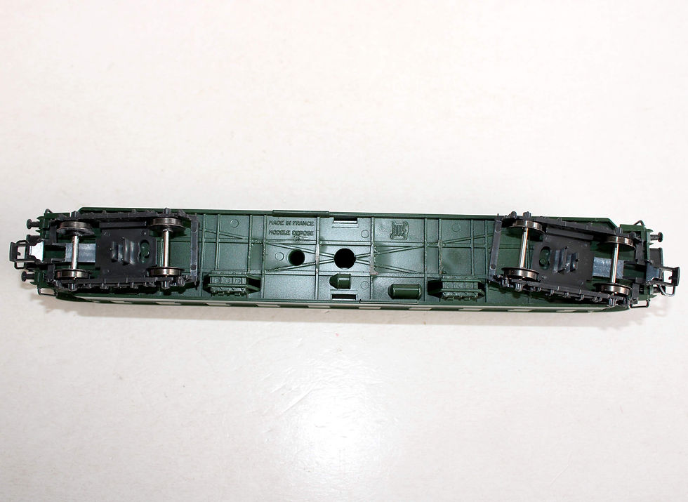 Miniatura: JOUEF 1/87 HO 5121 VOITURE VOYAGEUR 2e CLASSE, TYPE N35 DRG, WAGON PASSAGER SNCF