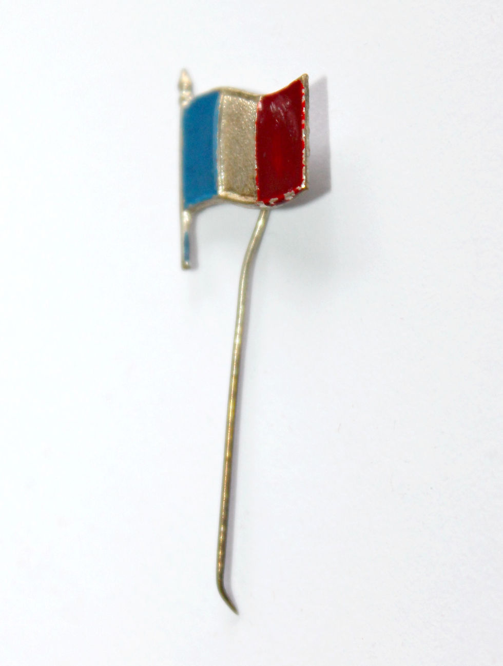 Miniatura: INSIGNE PATRIOTIQUE DE JOURNEE EPINGLE DRAPEAU FRANCAIS EMAILLÉ GUERRE 14-18 WWI
