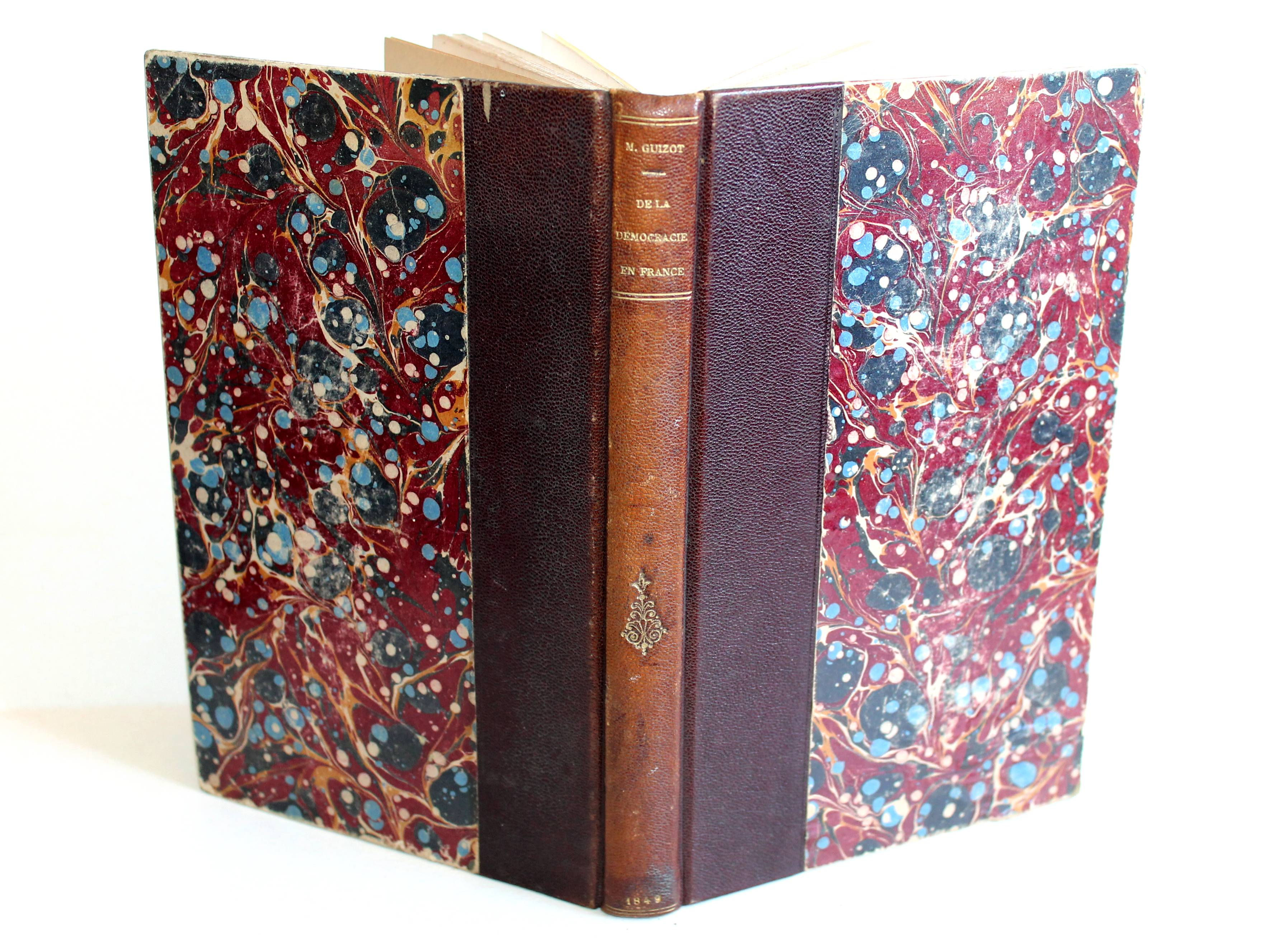 DE LA DEMOCRATIE EN FRANCE (JANVIER 1849) par M. GUIZOT - VICTOR MASSON LIBRAIRE